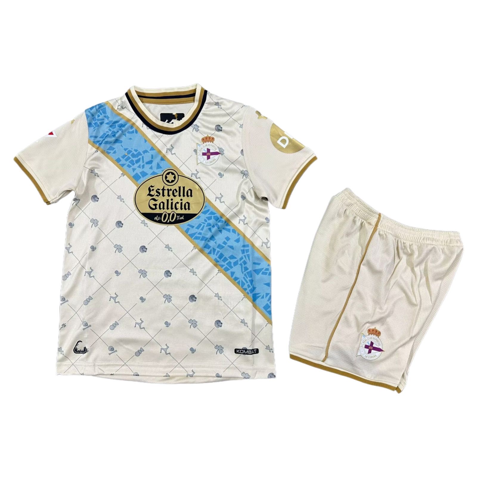 2025/2026 Deportivo de La Coruna Third Away Football Shirt Kids Size 1:1 Thai Quality