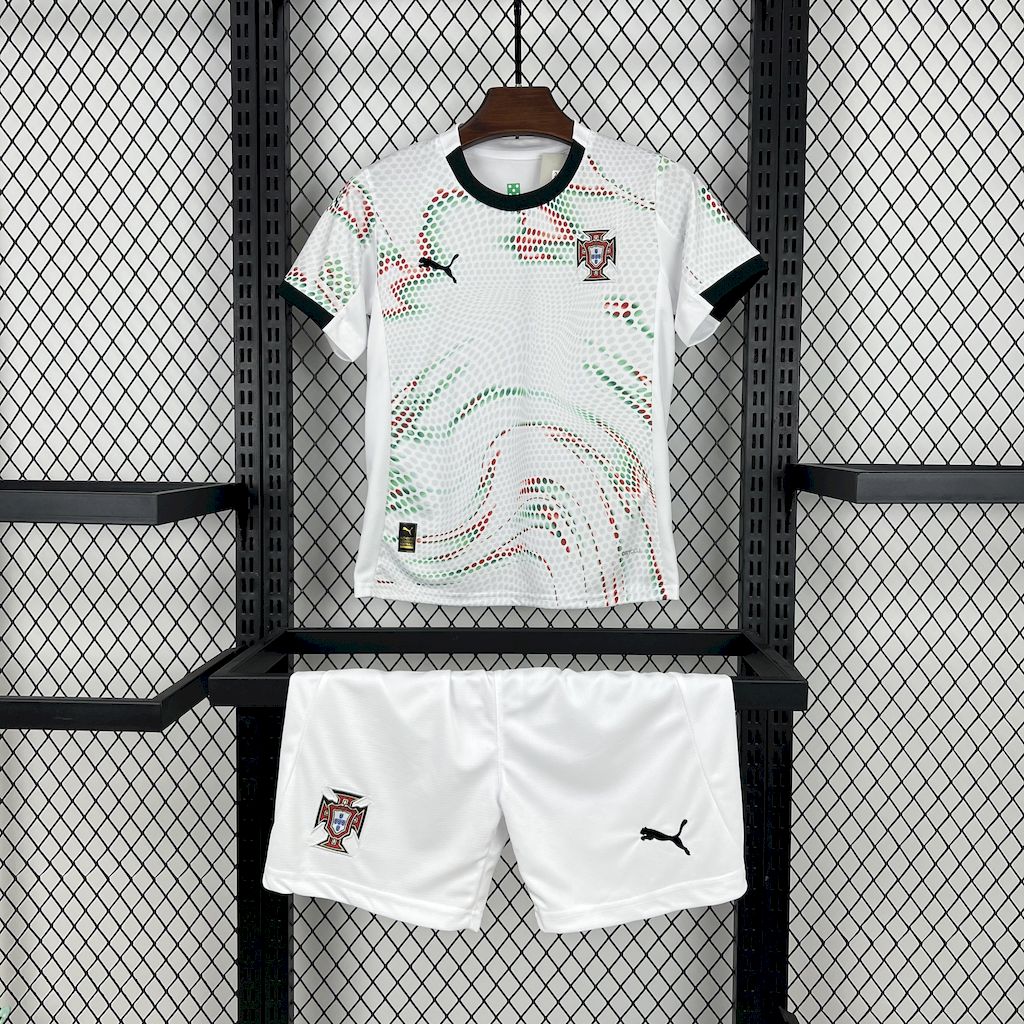 2025/2026 Portugal Away Football Shirt Kids Size 1:1 Thai Quality