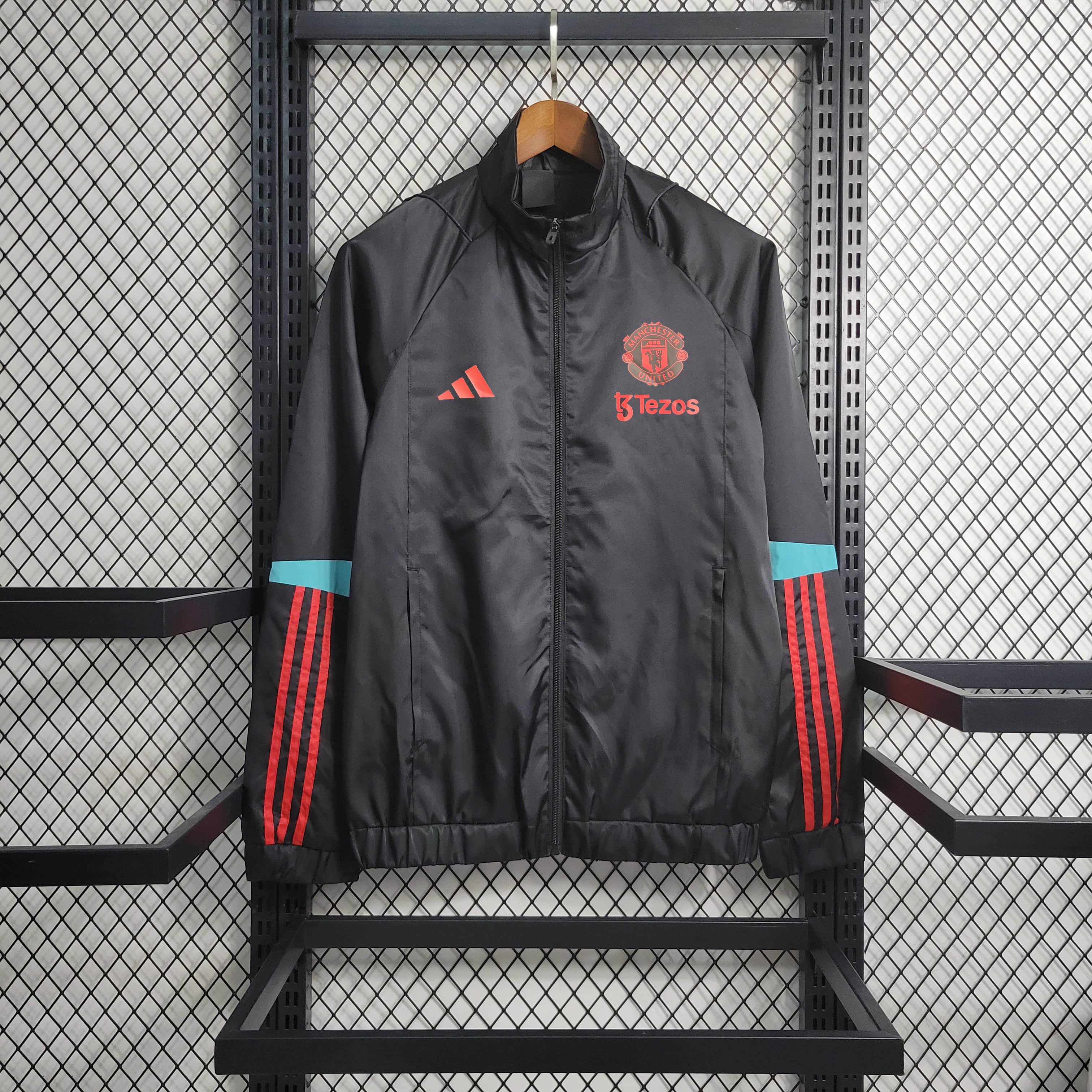 2023/2024 Manchester United Windbreaker Black Football Shirt