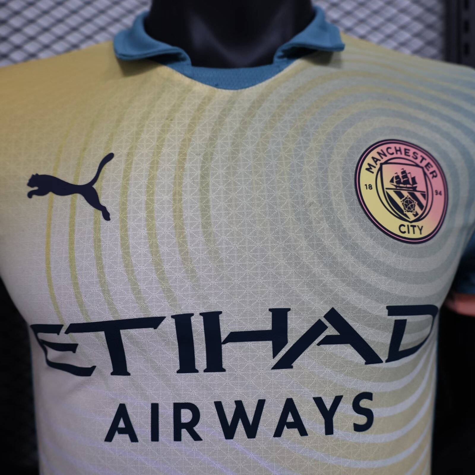 2024/2025 Player Version Manchester City Fourth Away Football Shirt