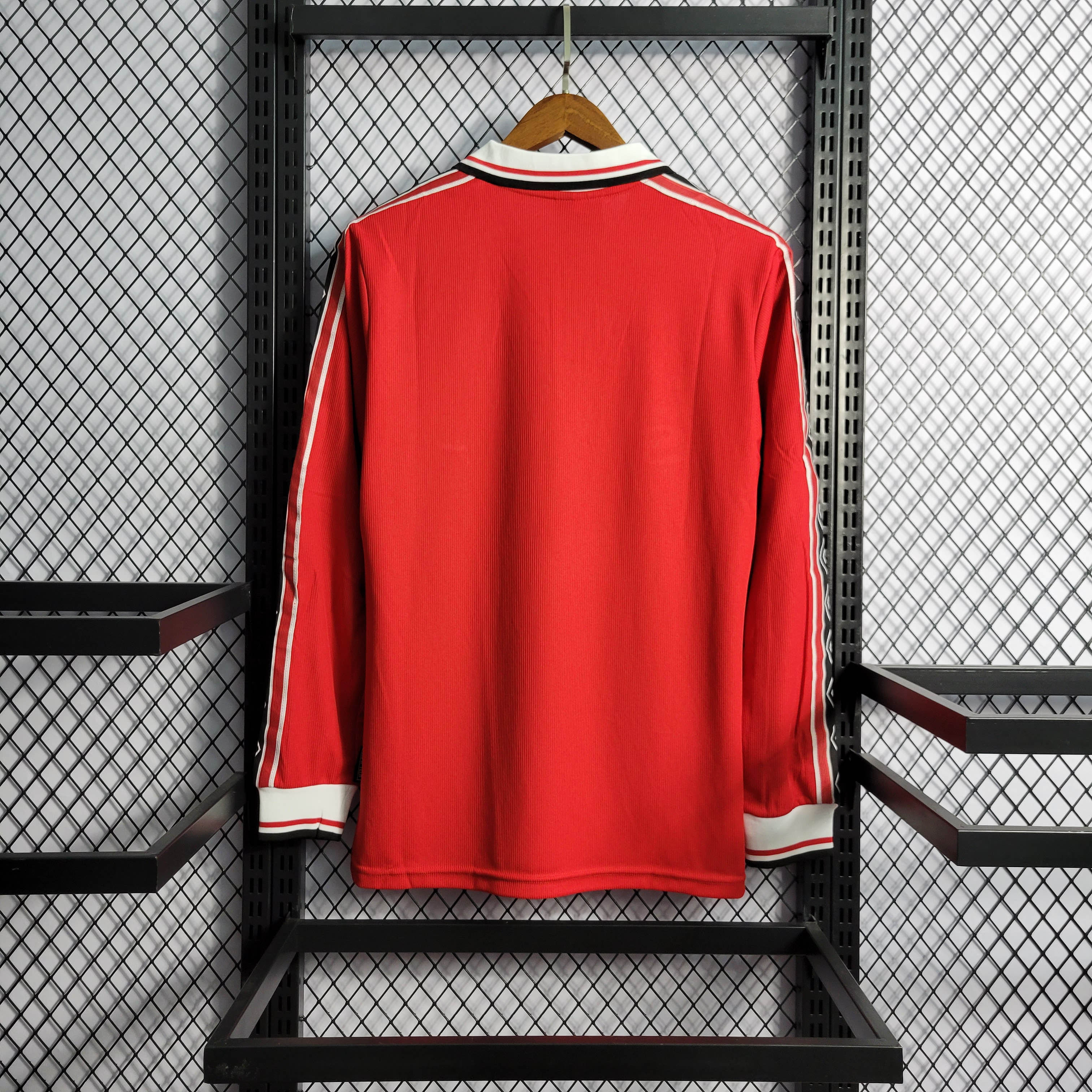 1998/1999 Retro Long Sleeve Manchester United Home Football Shirt