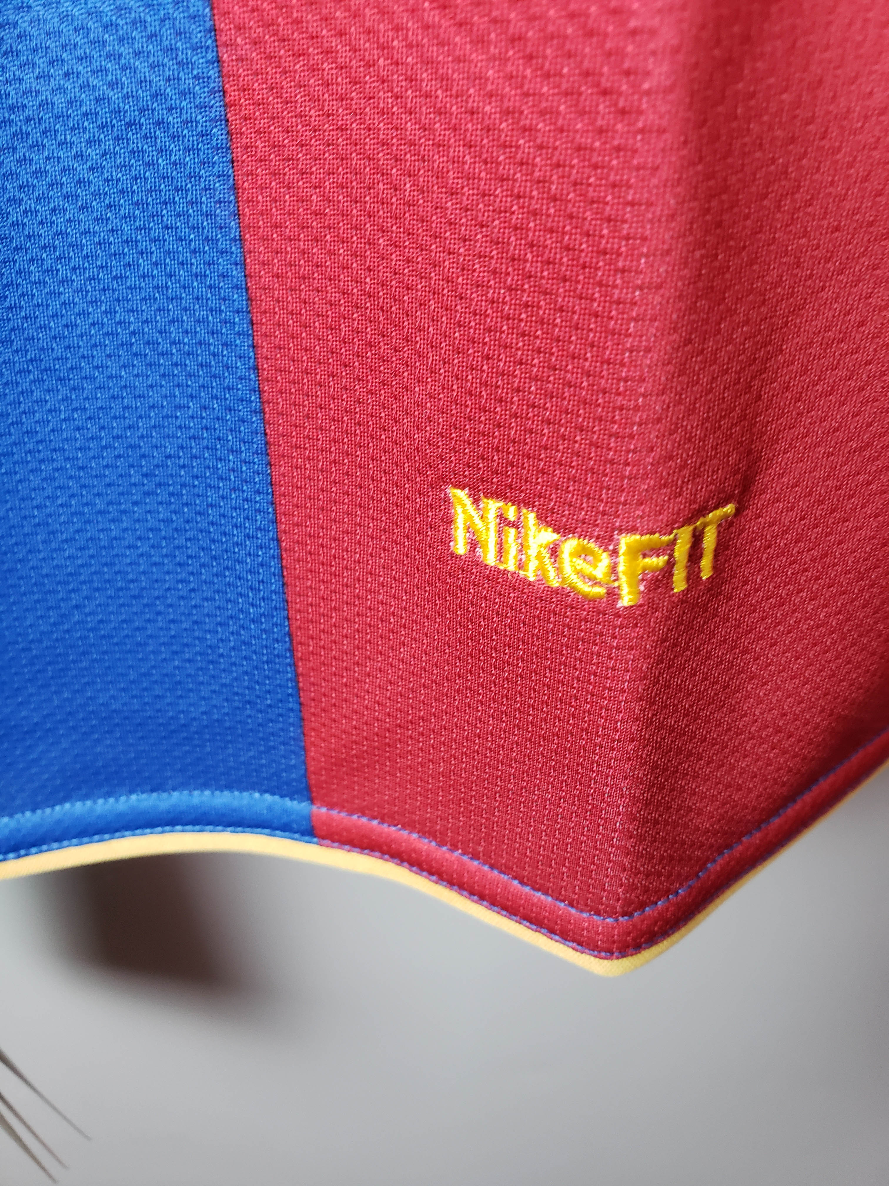 2007/2008 Retro Long Sleeve Barcelona Home Football Shirt