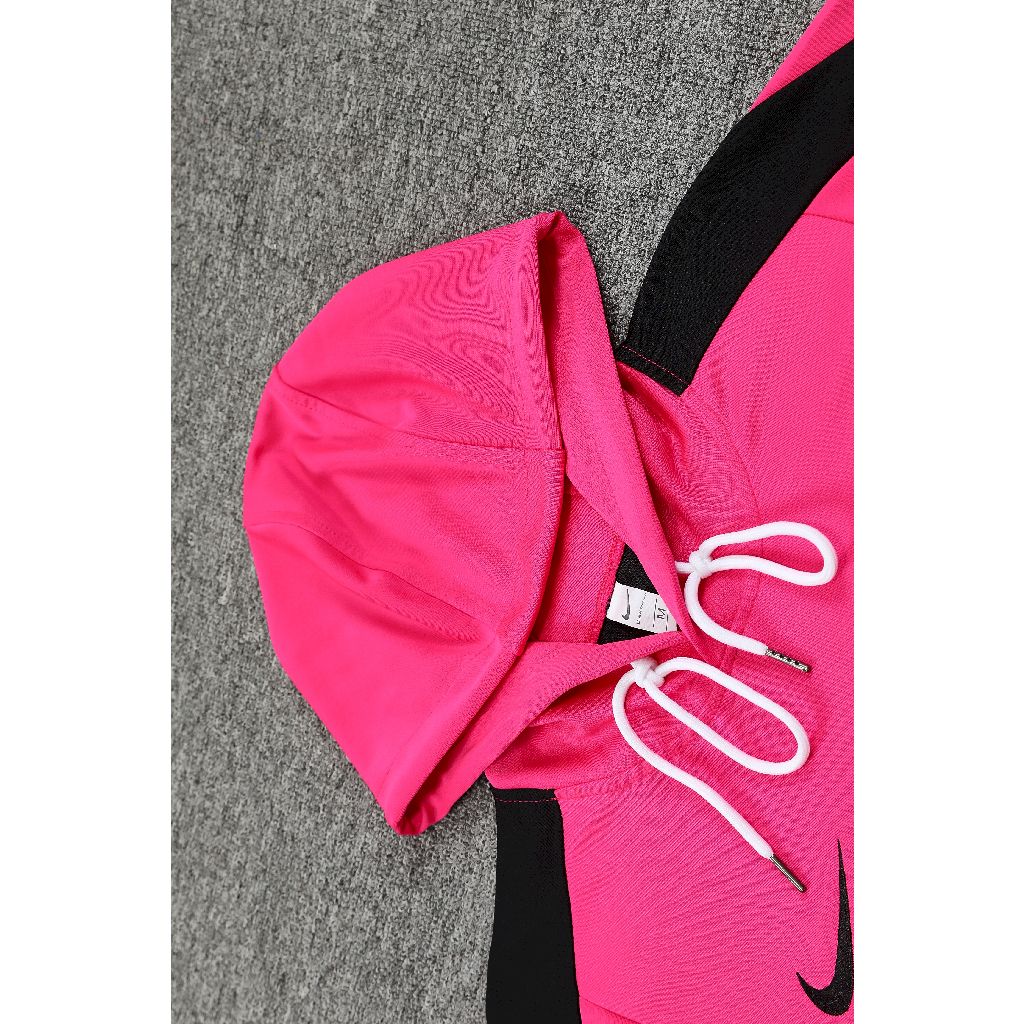 2024/2025 Chelsea Hooded Long Sleeves Training Suit Pink Football Shirt