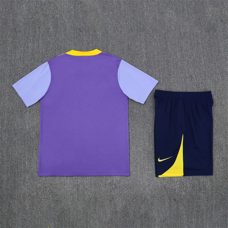 2025/2026 Atletico Madrid Training Wear Purple Set Shirt 1:1 Thai Quality