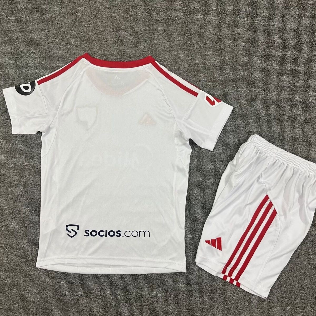 2025/2026 Sevilla Home Football shirtKids Size 1:1 Thai Quality