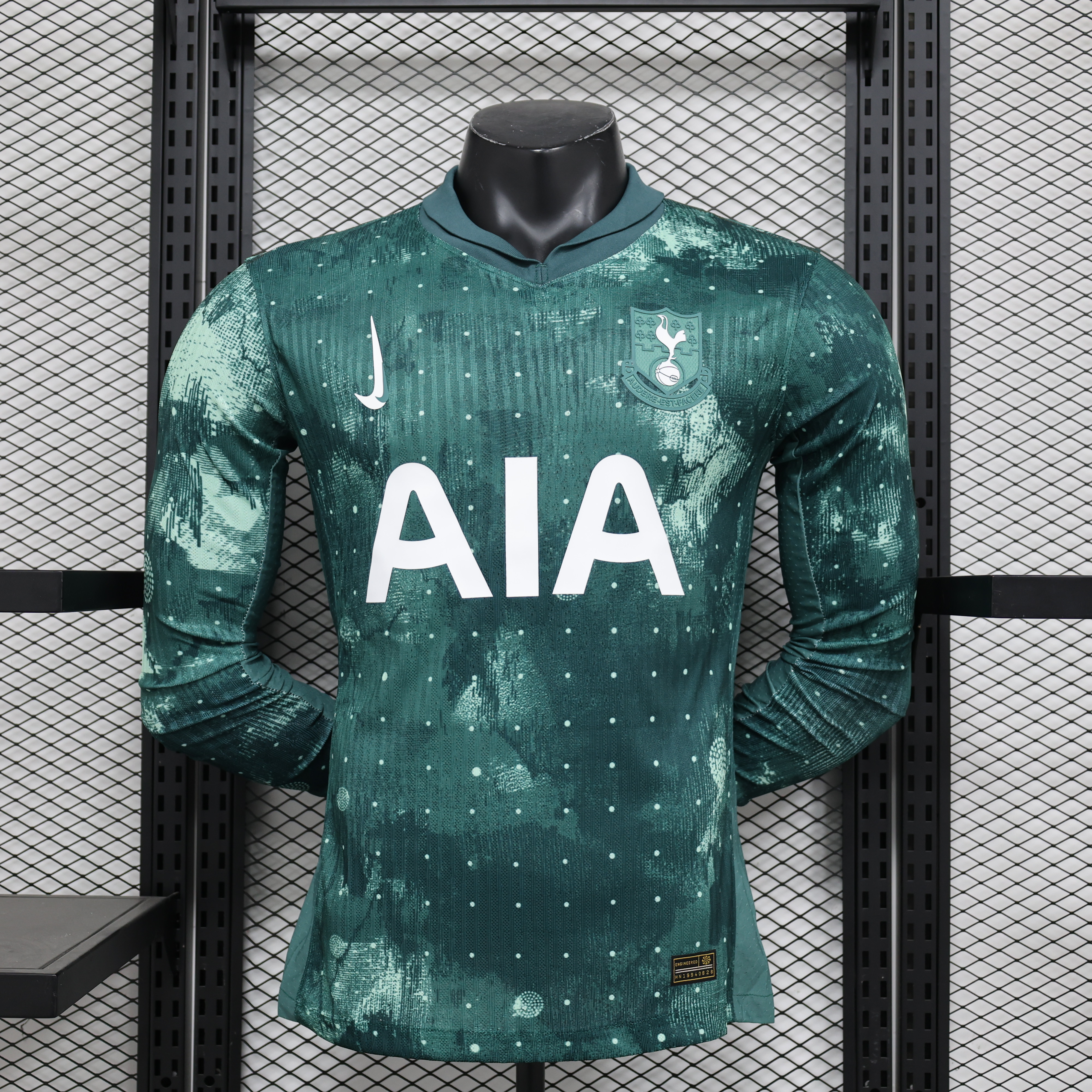 2024/2025 Player Version Long Sleeve Tottenham Hotspur Third Away Football Shirt