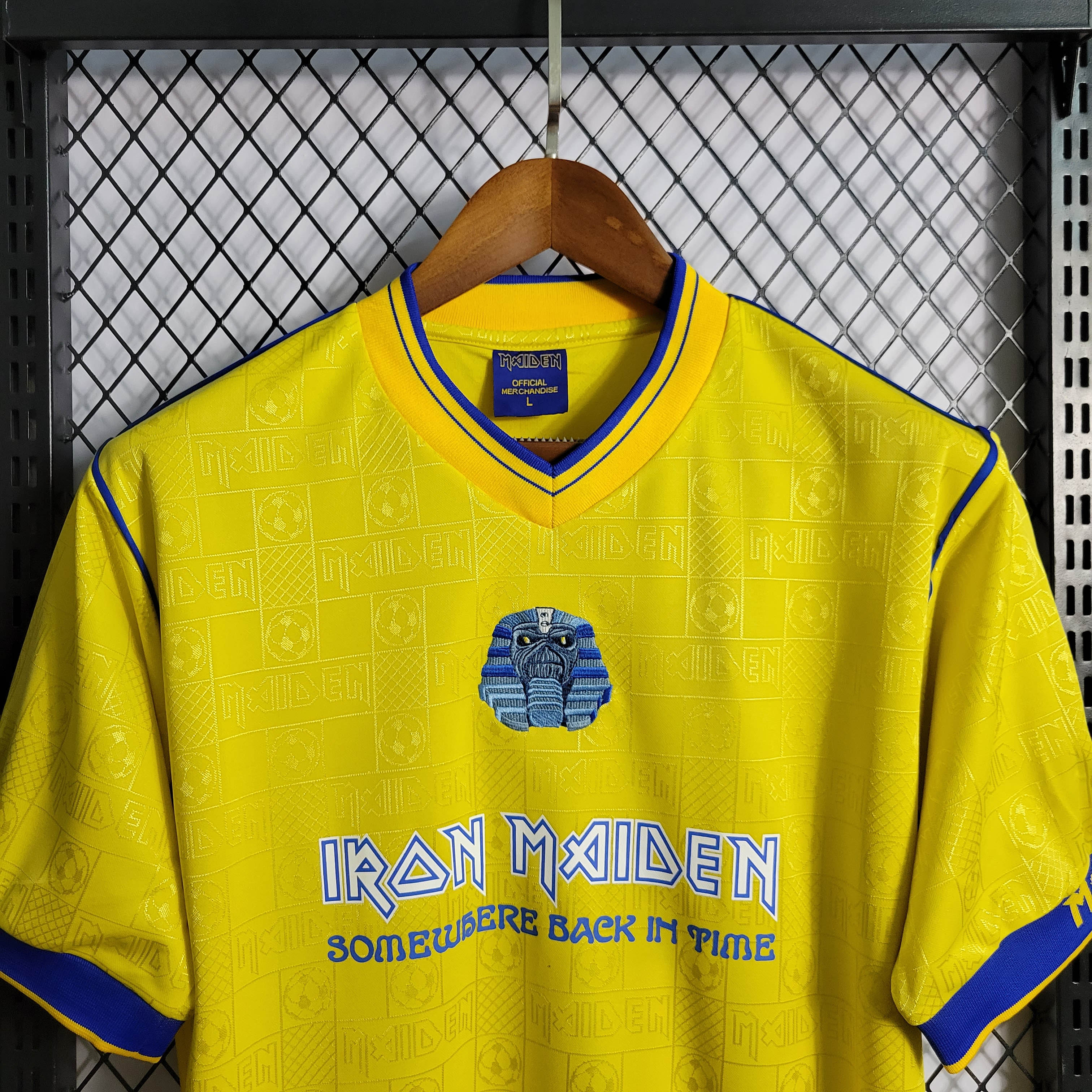 2008 Retro West Ham United Yellow Football Shirt