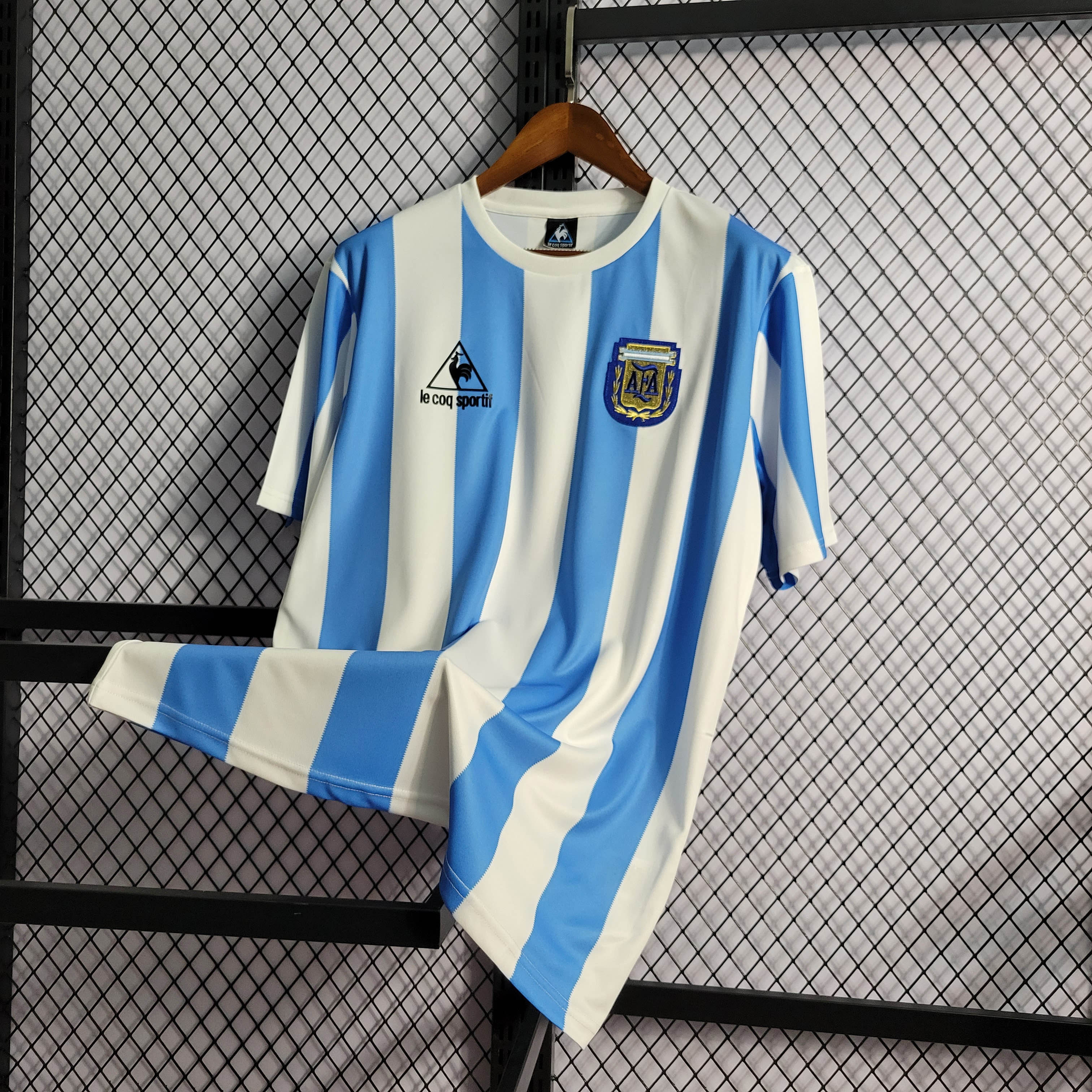 1986 Retro Argentina Home Football Shirt