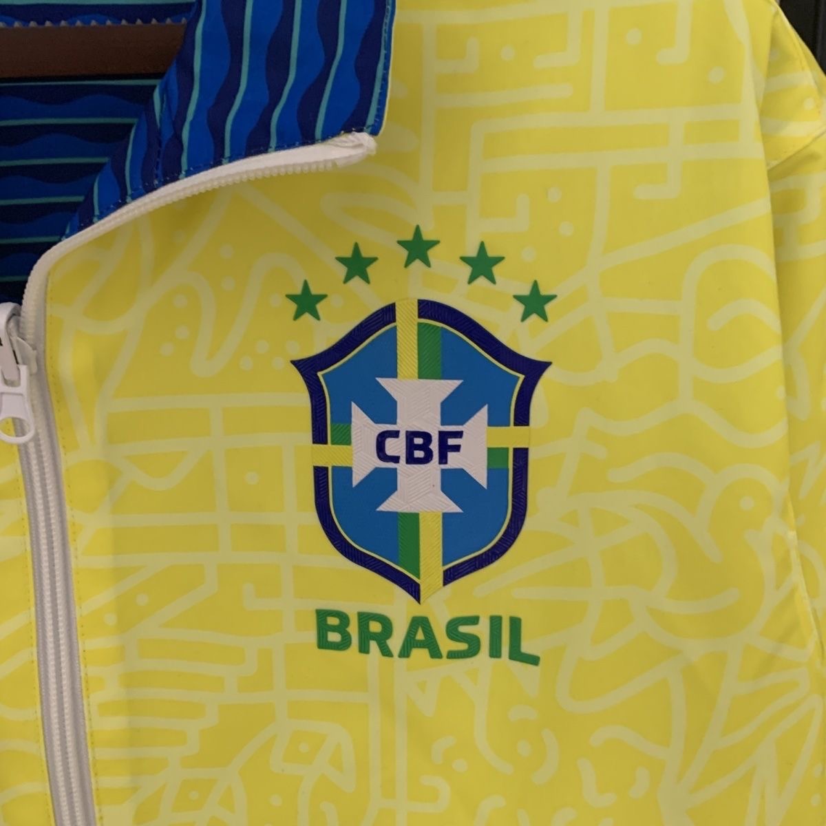 2024 Brazil Reversible Windbreaker Football Shirt