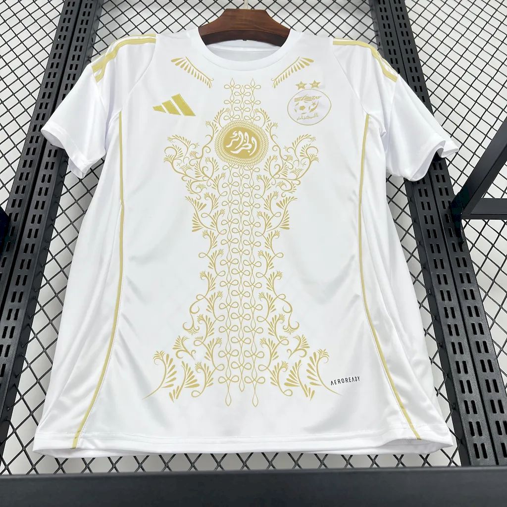 2024/2025Algeria Karakou White gold Jersey