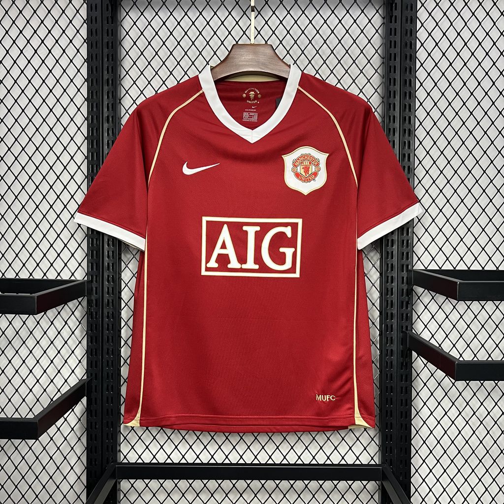 2006/2007 Retro Manchester United Home Football Shirt