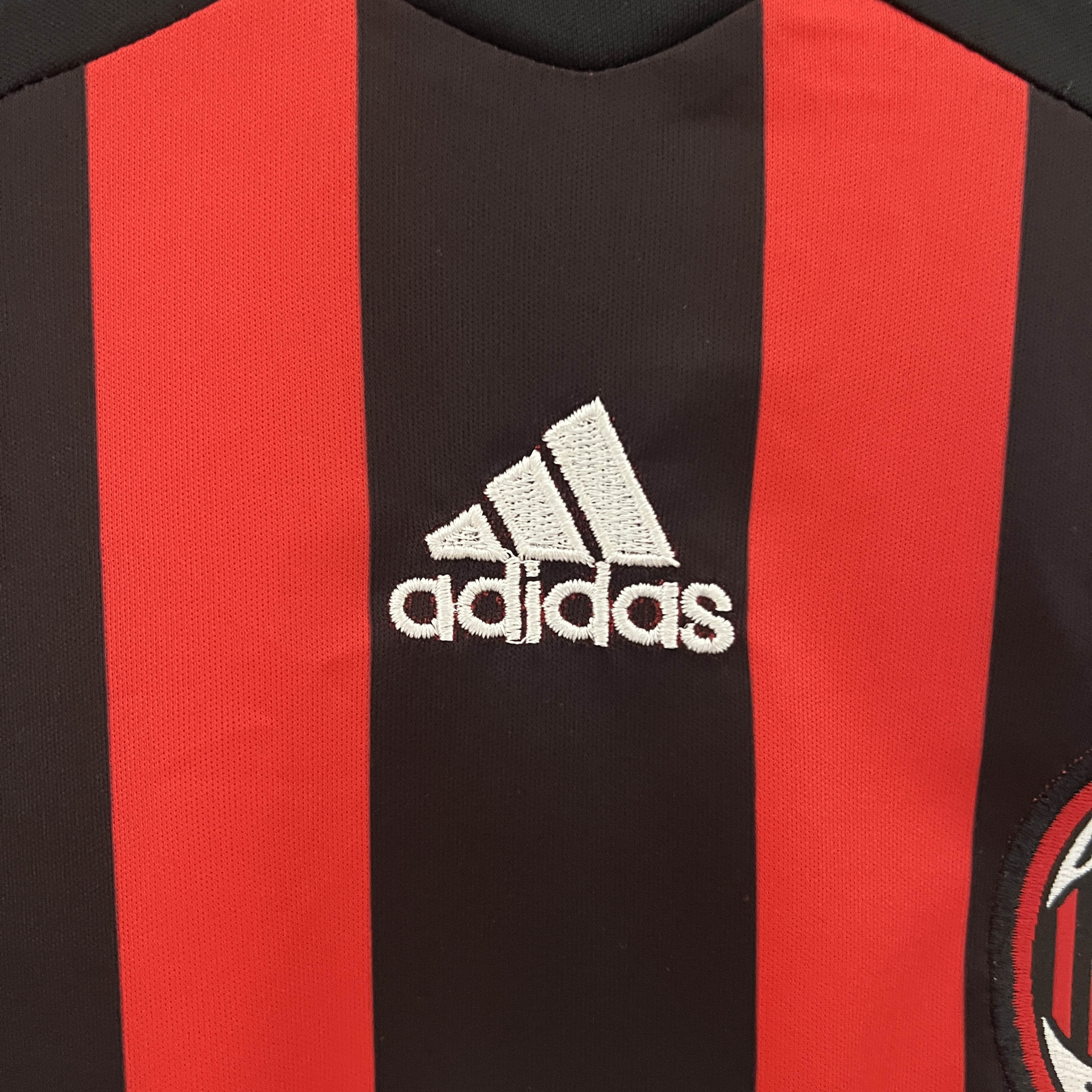 2006/2007 Retro AC Milan Home Champions League Football Shirt Kids Size