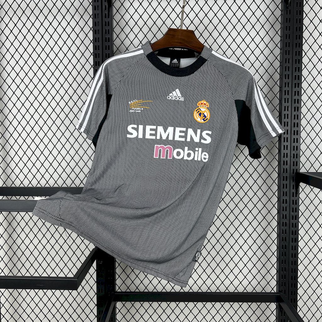 2002/2003 Retro Real MadridGoalkeeperFootball Shirt 1:1 Thai Quality