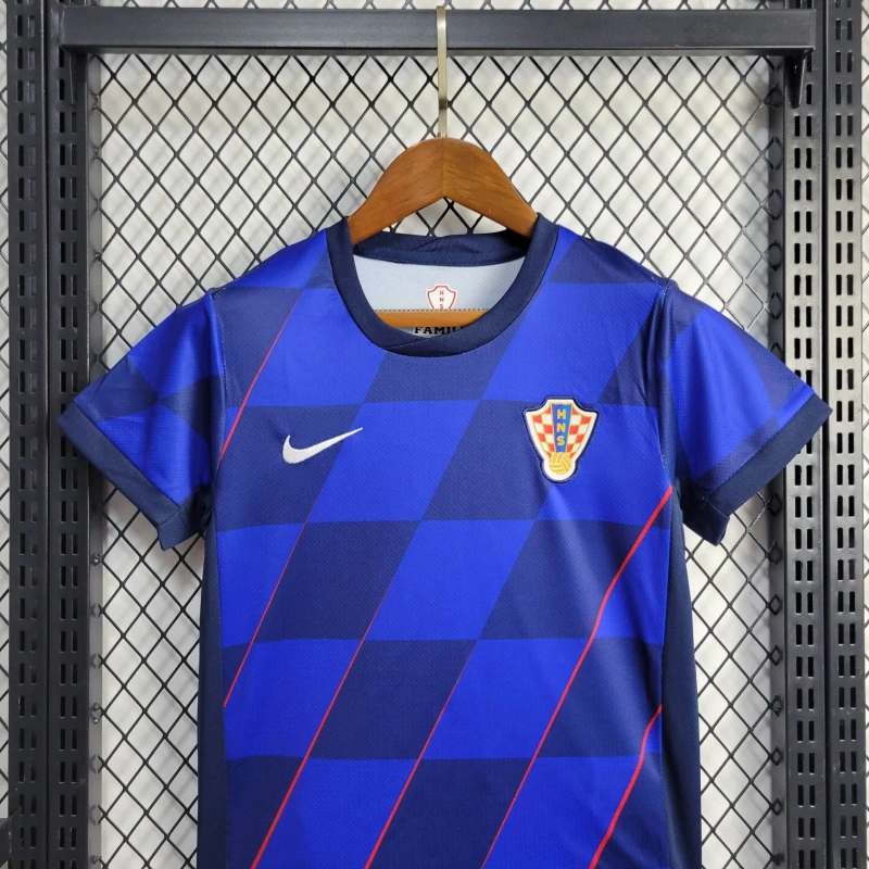 2024 Croatia Away Football Shirt Kids Size