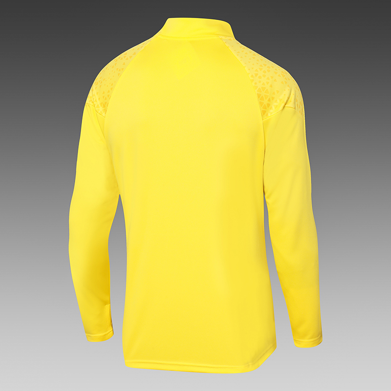 2023/2024 Dortmund Half-Pull Training Suit Yellow Football Shirt Set