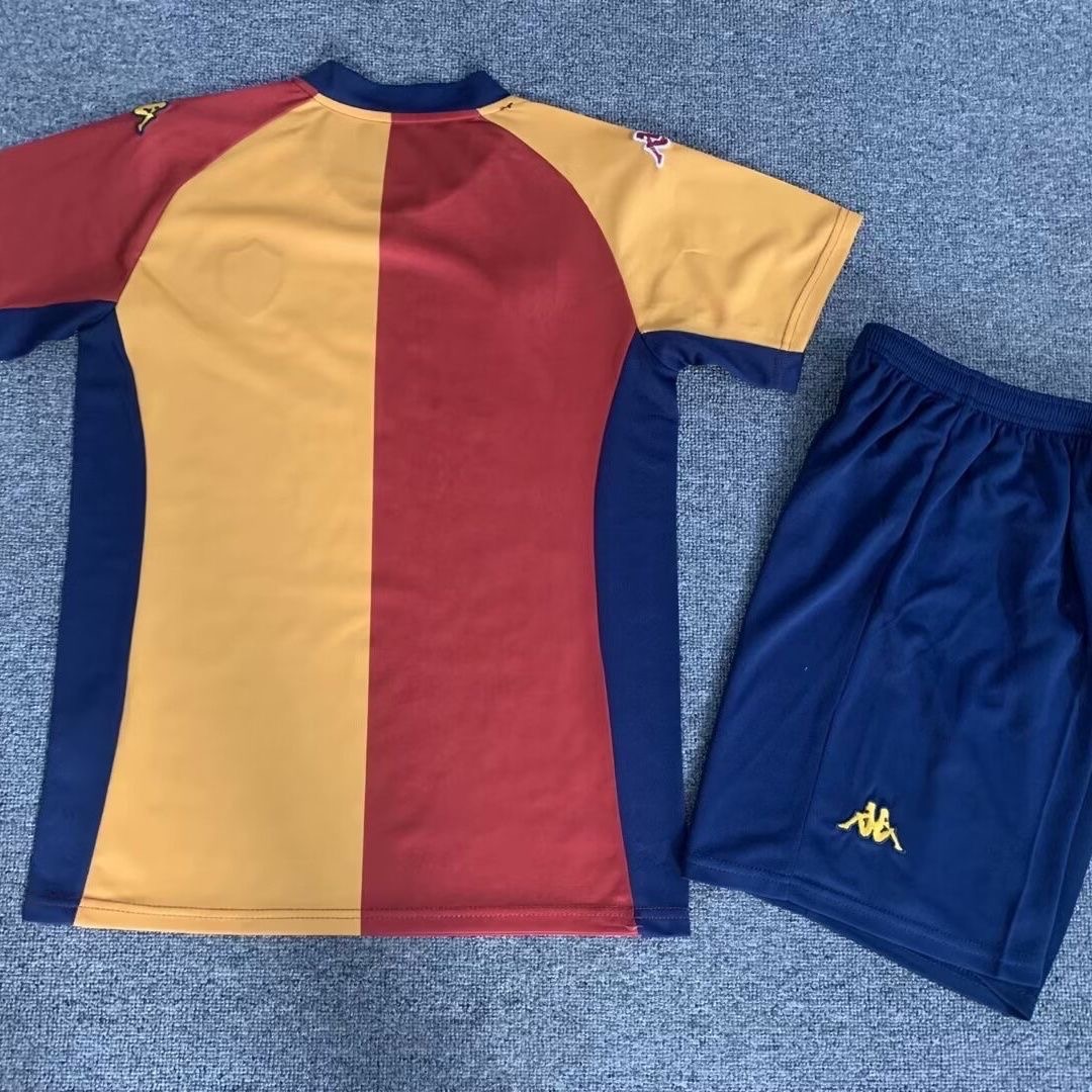 2000/2001 Retro As Roma HomeFootball Shirt Kids Size 1:1 Thai Quality