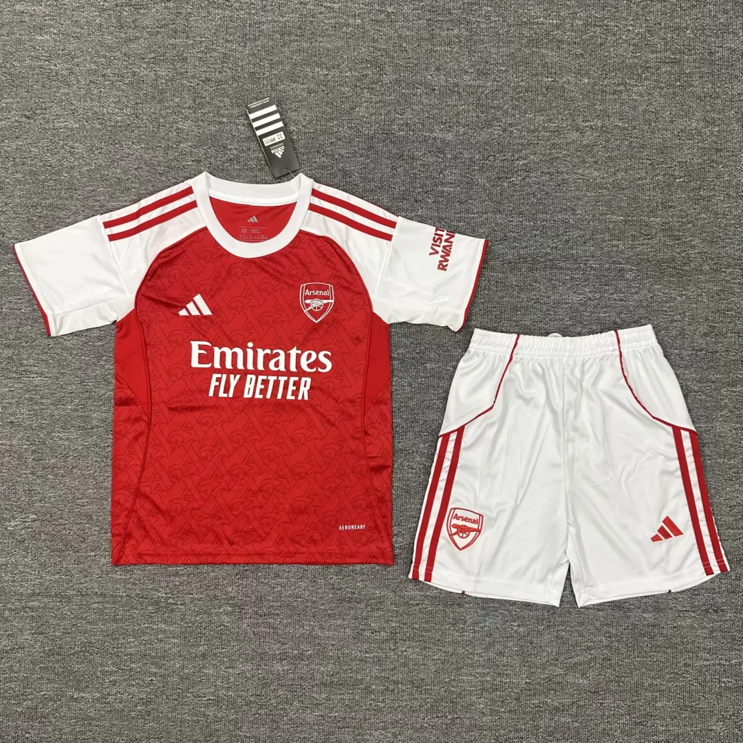 2025/2026 Arsenal Home Football shirtKids size 1:1 Thai Quality