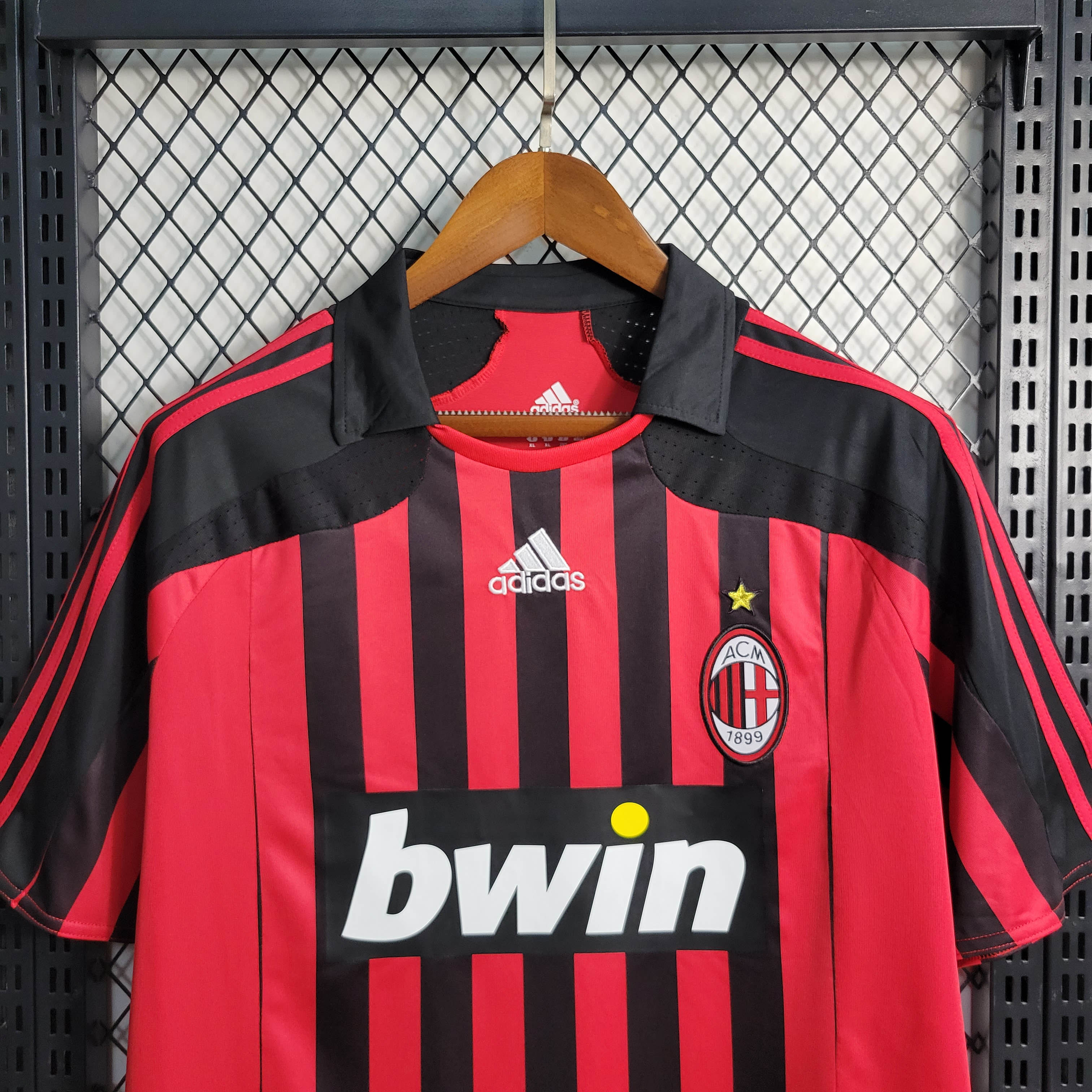 2007/2008 Retro AC Milan Home Football Shirt