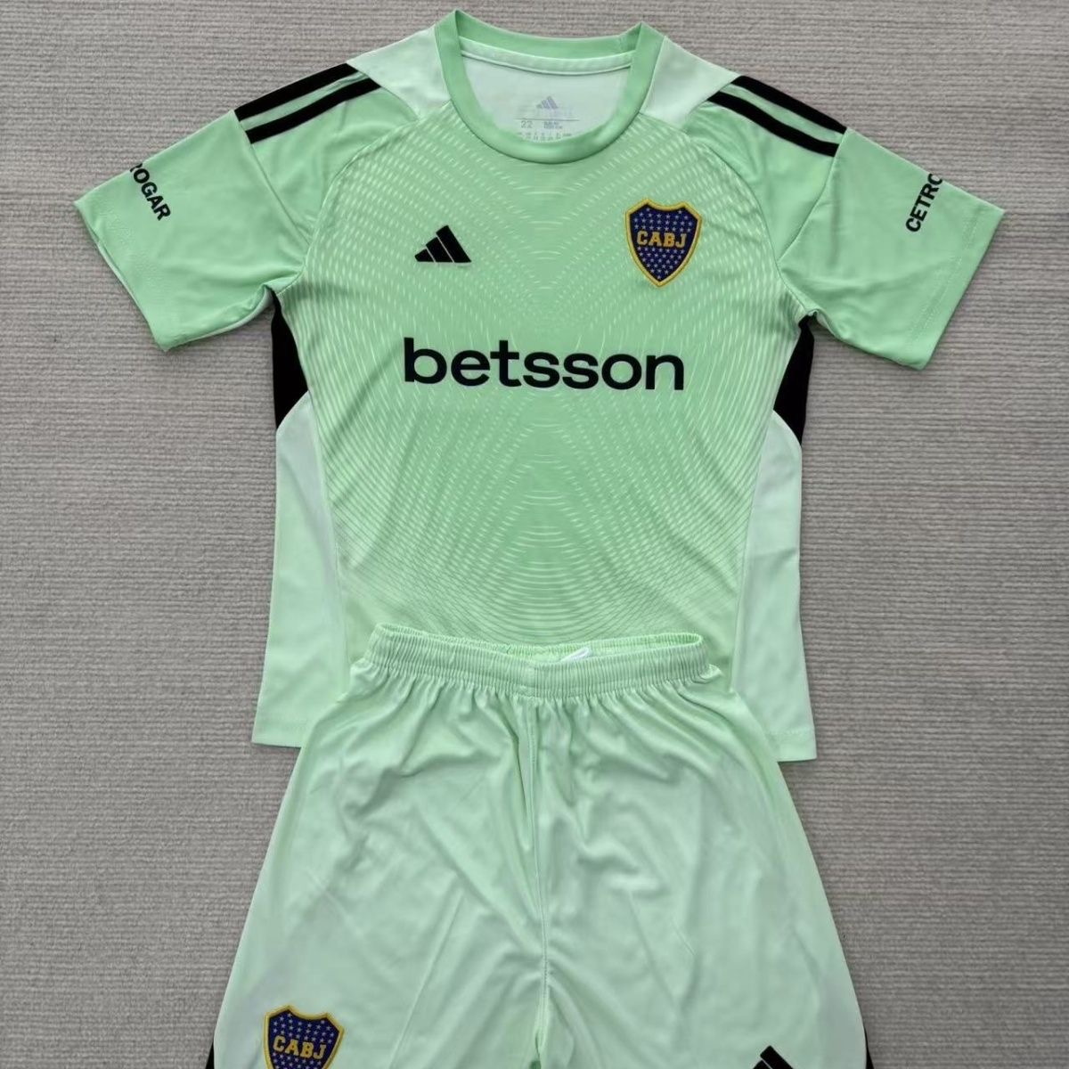 2025/2026 Boca Juniors GoalkeeperFootball Shirt Kids Size 1:1 Thai Quality