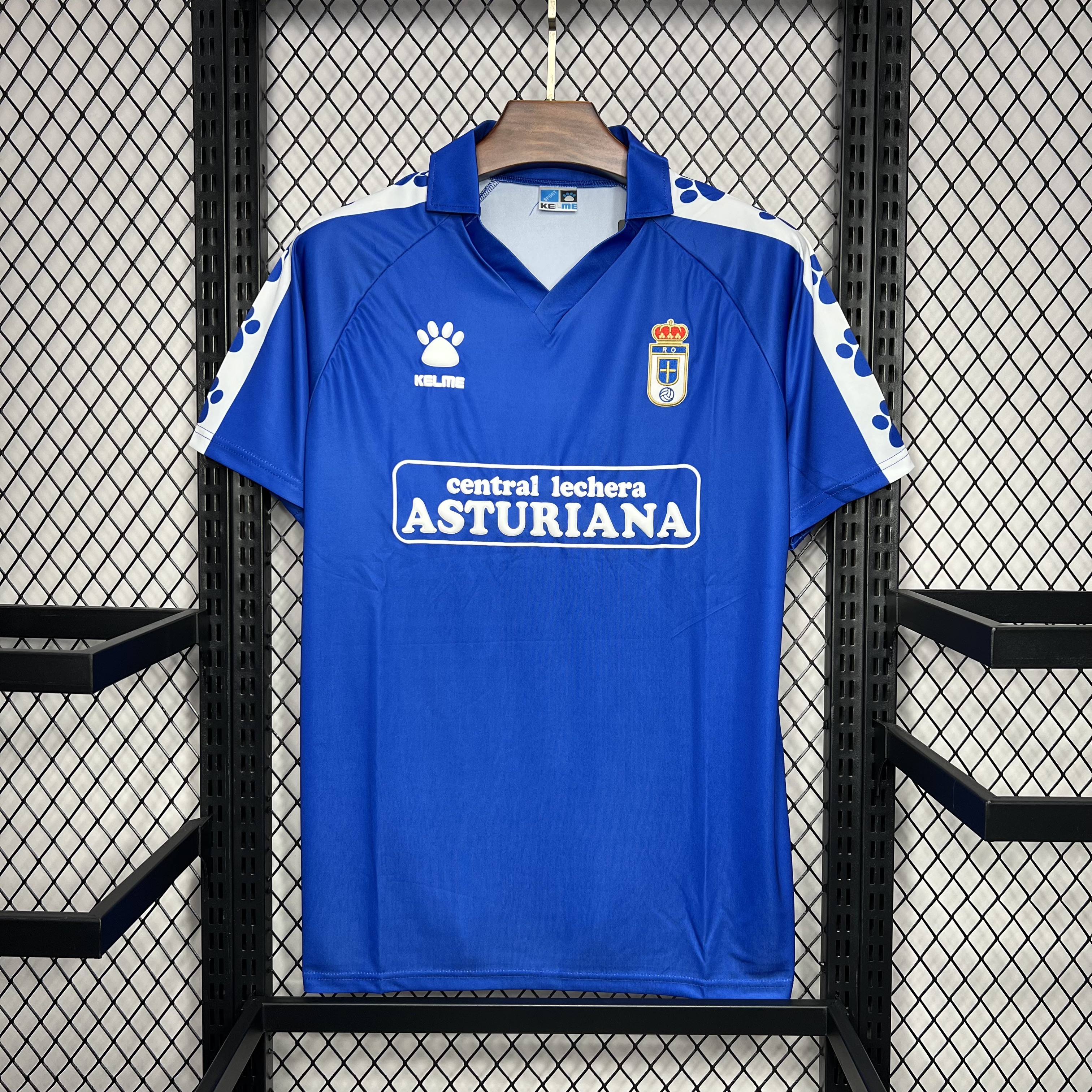 1990/1991 Retro Real Oviedo Vetusta Home Football Shirt