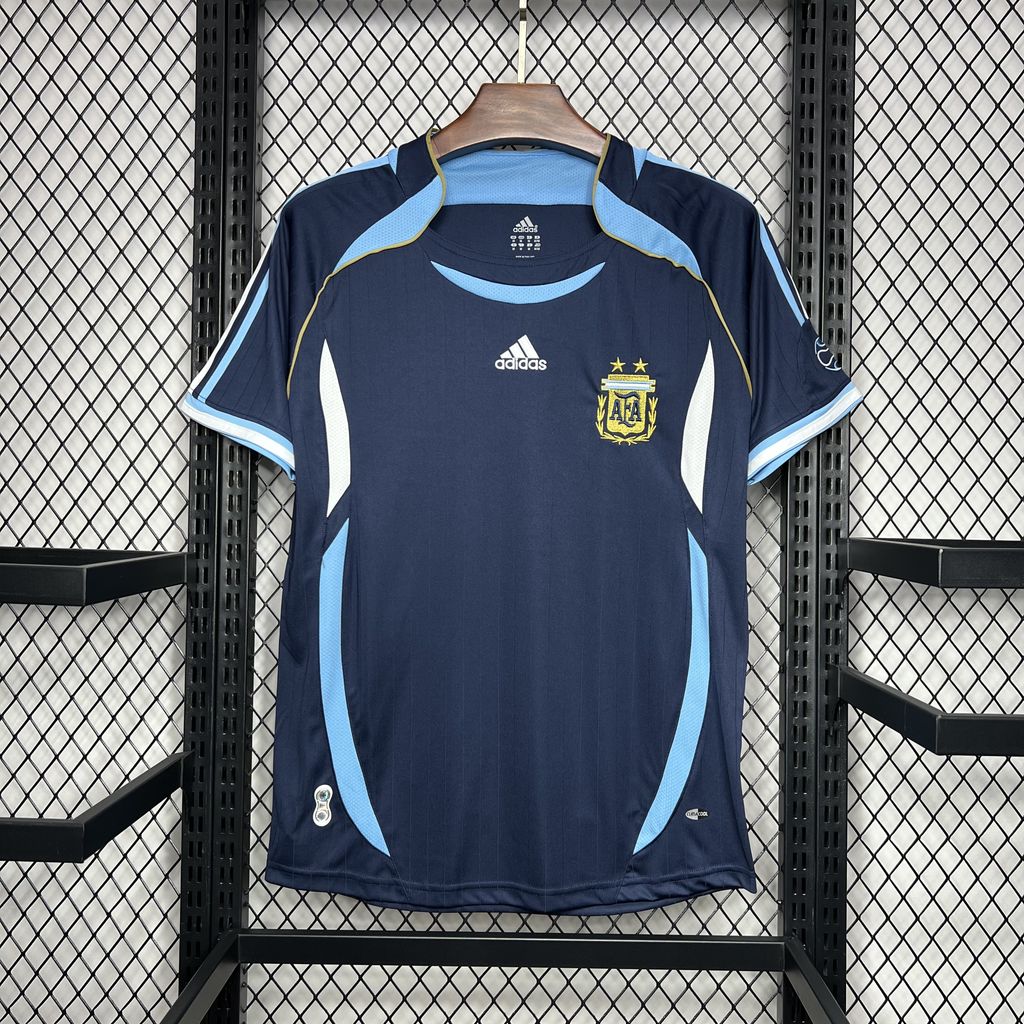 2006 Retro Argentina Away Football Shirt
