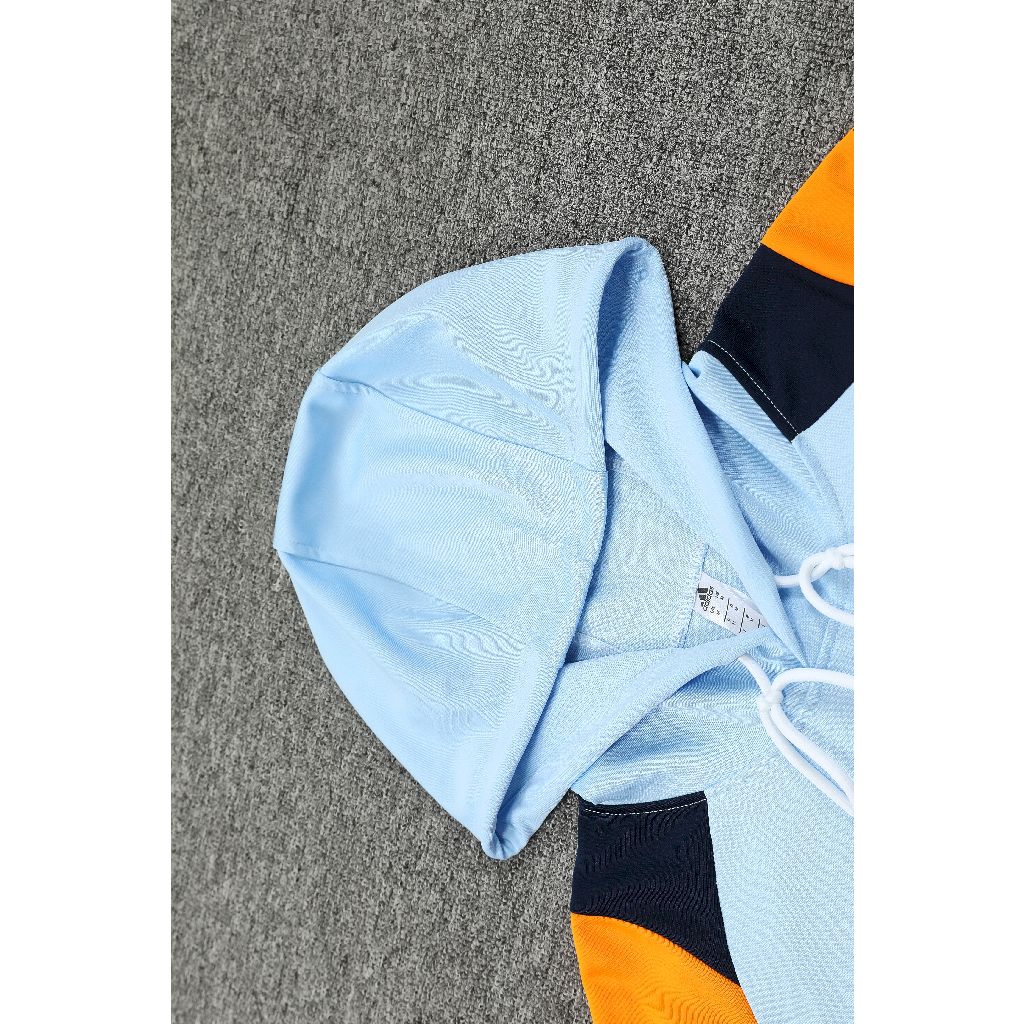 2024/2025 Real Madrid Hooded Long Sleeves Training Suit Football Shirt