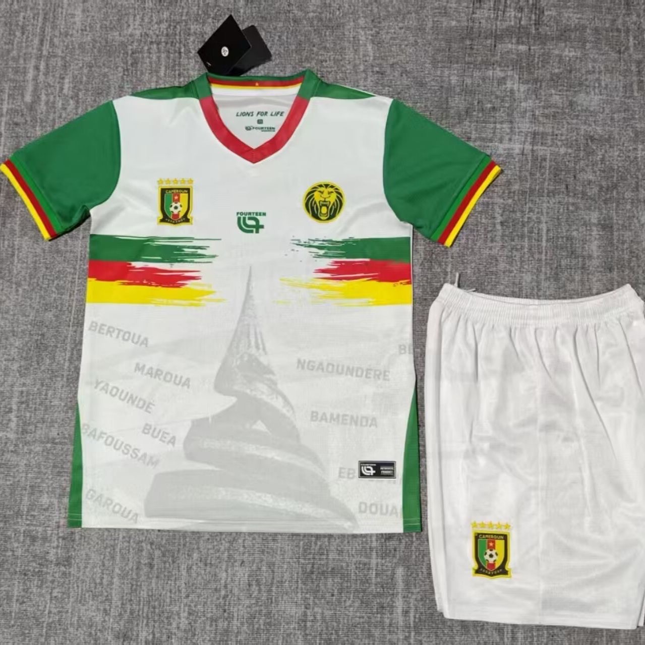 2025 Cameroon Third Away FootballShirt Kids Size 1:1 Thai Quality