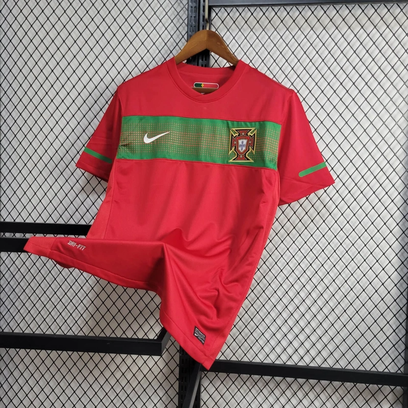 2010 Retro Portugal Home Football Shirt