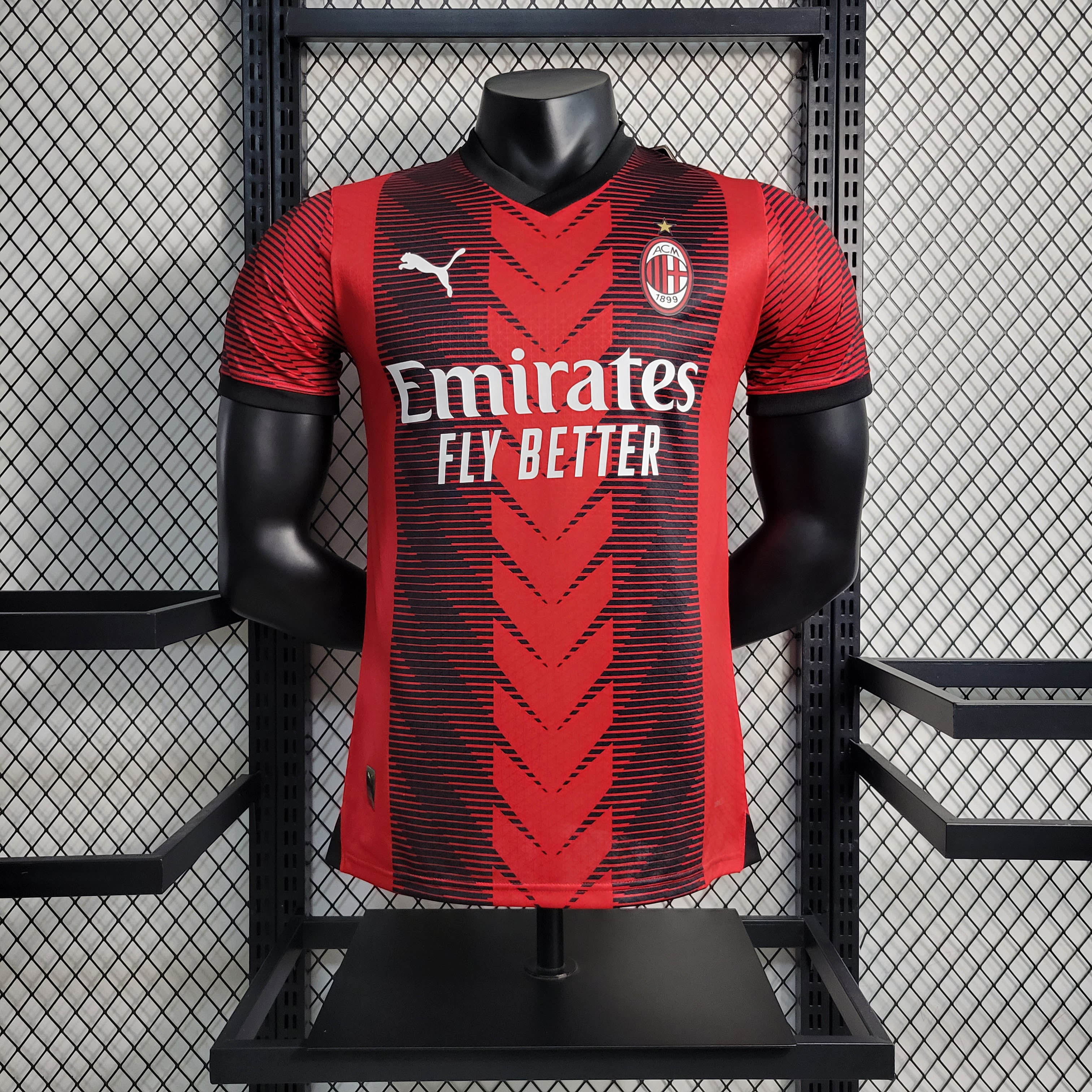 2023/2024 Player Version AC Milan Home Football Shirt
