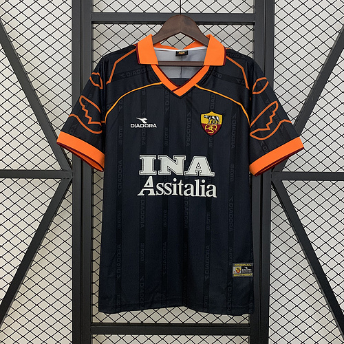 1999/2000 Retro As Roma Away FootballShirt 1:1 Thai Quality