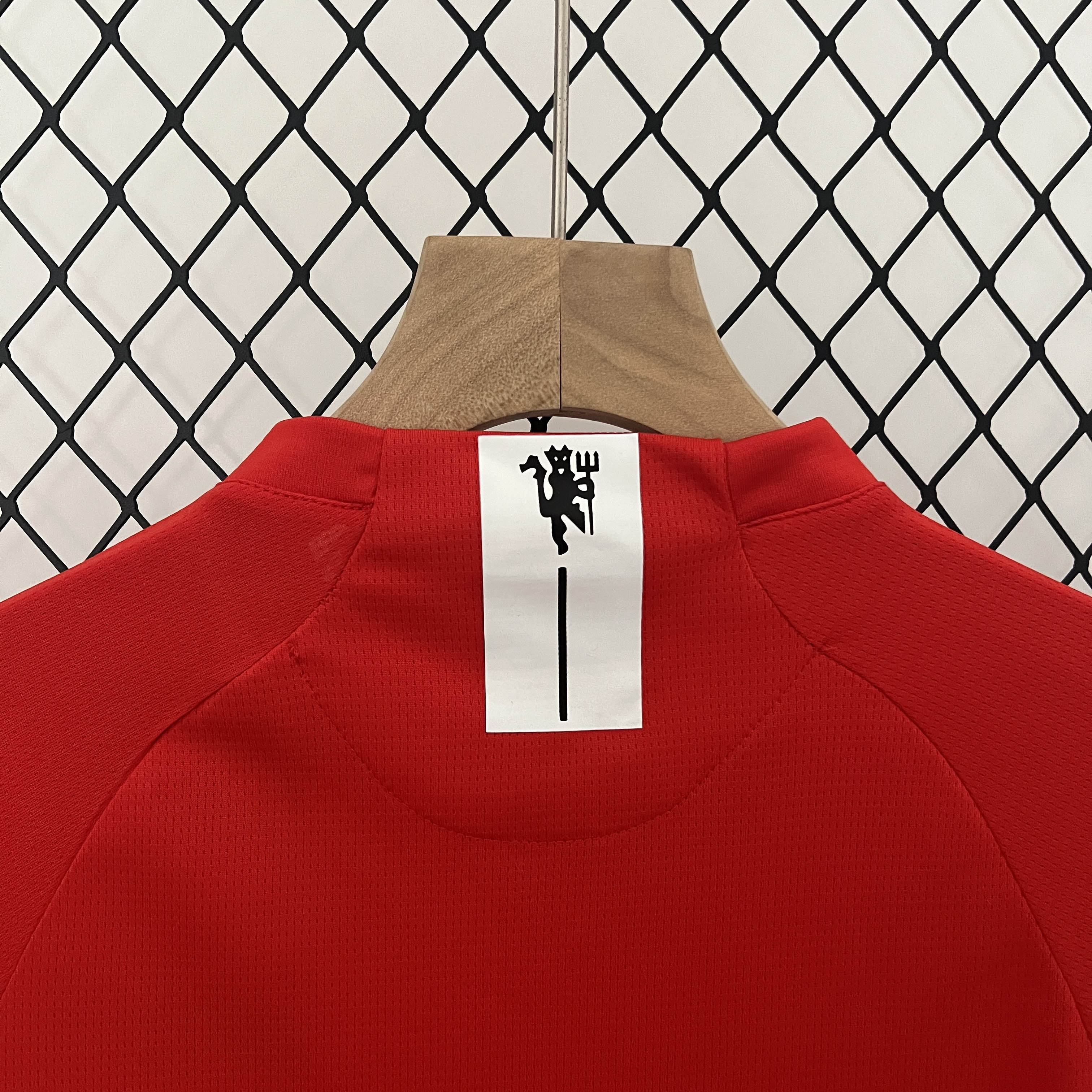 2007/2008 Retro Manchester United Home Champions League Final Football Shirt Kids Size