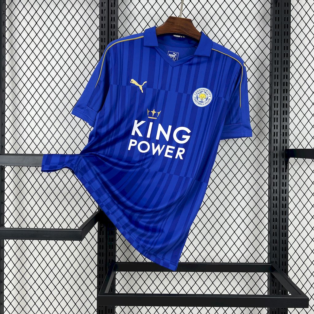 2016/2017 Retro Leicester City Home Football Shirt 1:1 Thai Quality