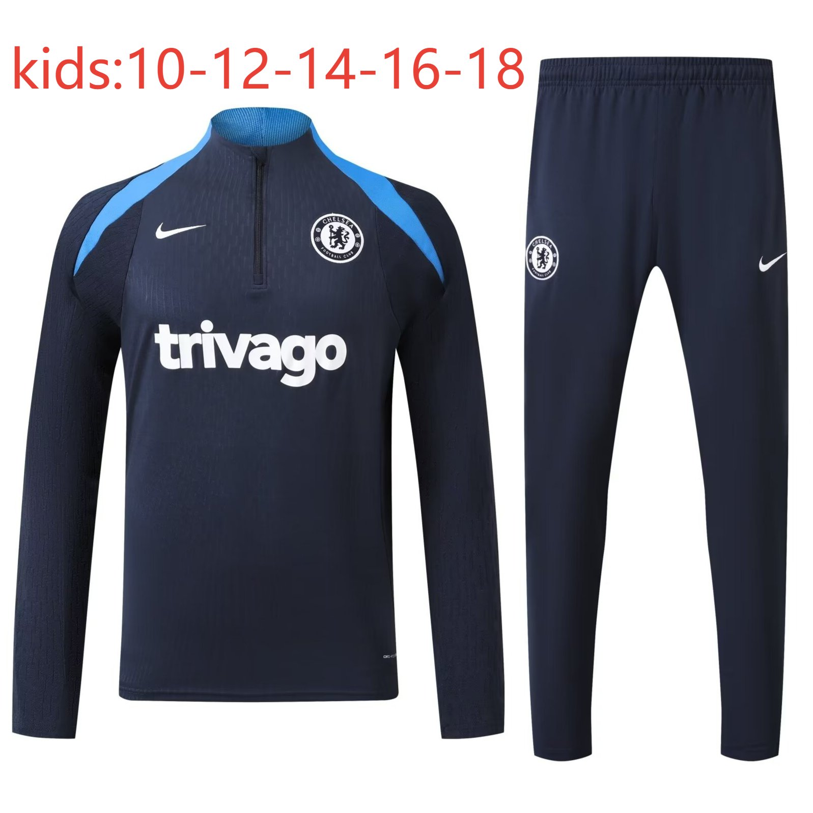 2024/2025 Kids Kit Chelsea Training Suit Football Shirt