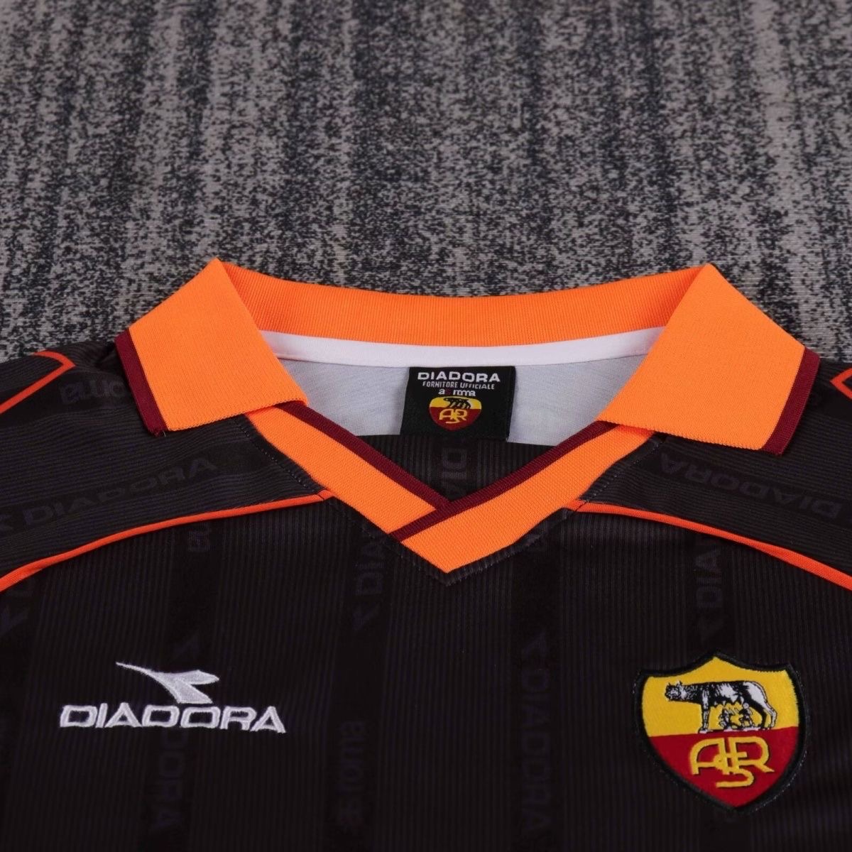 1999/2000 Retro AS Roma Away Football Shirt Kids Size 1:1 Thai Quality