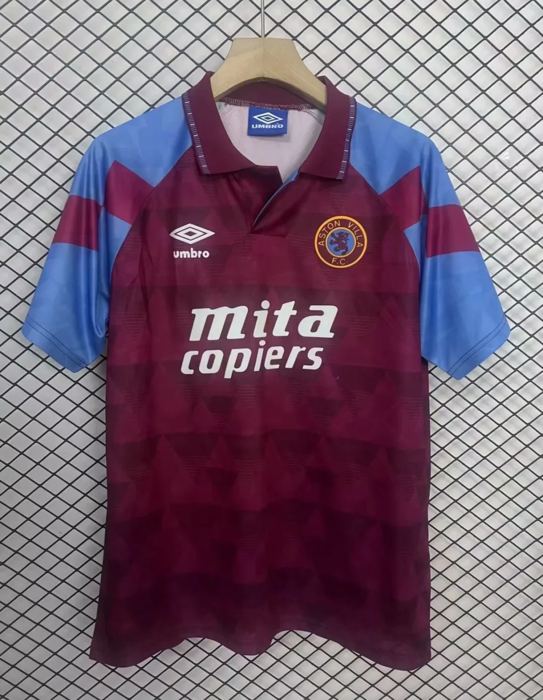 1990 Retro Aston Villa Home Football Shirt 1:1 Thai Quality