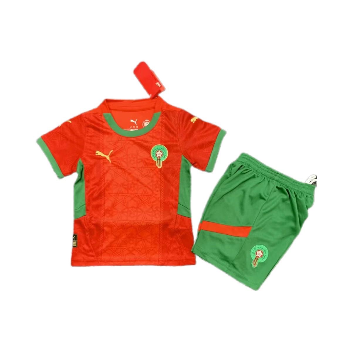 2024 Morocco Home Football shirt KidsSize 1:1 Thai Quality