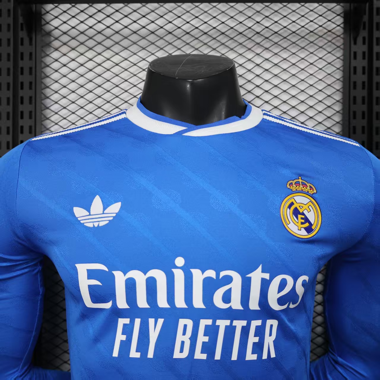 2025/2026 Long Sleeve Retro Real Madrid Second away game Football Shirt