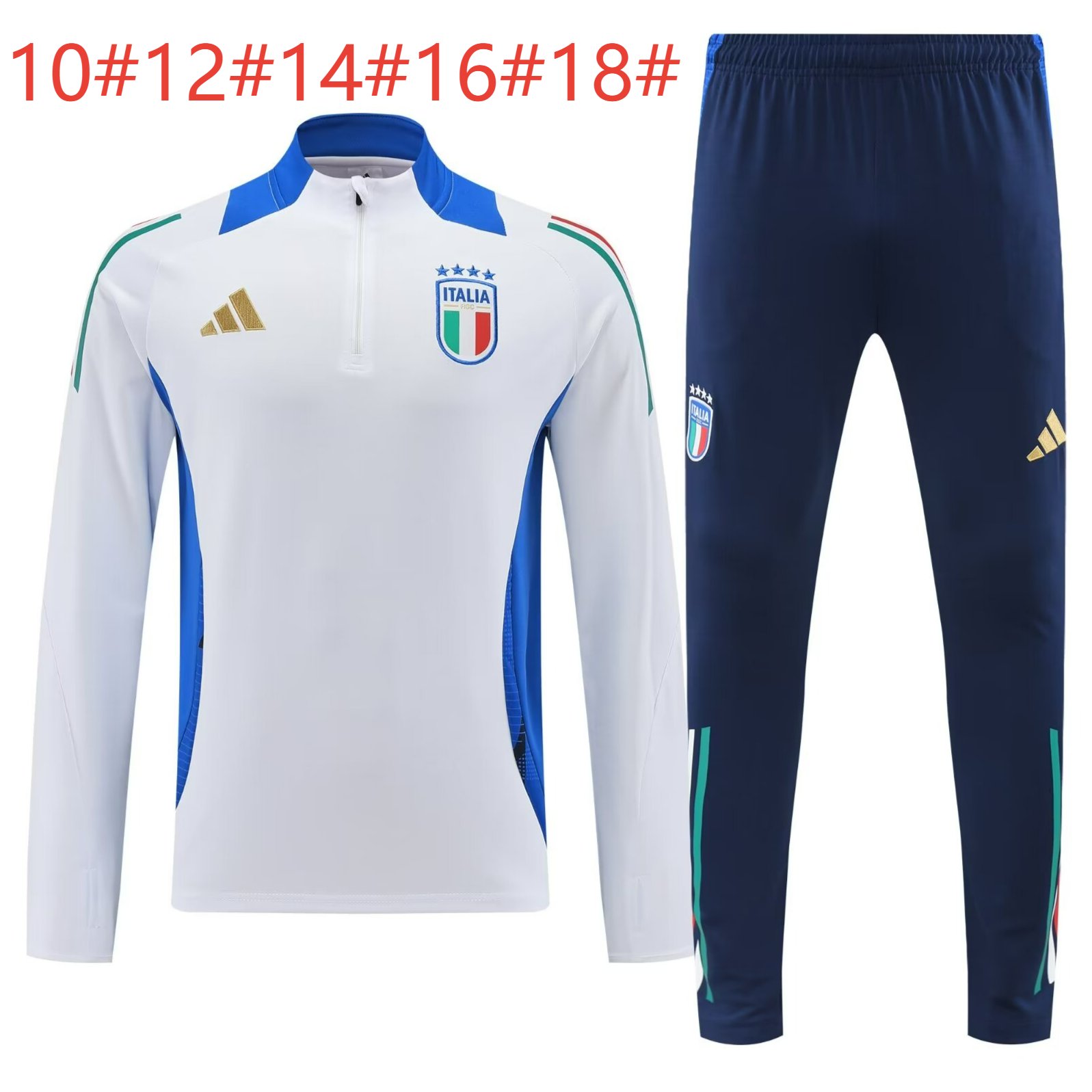 2024/2025 Kids Kit Italy Training Suit Football Shirt