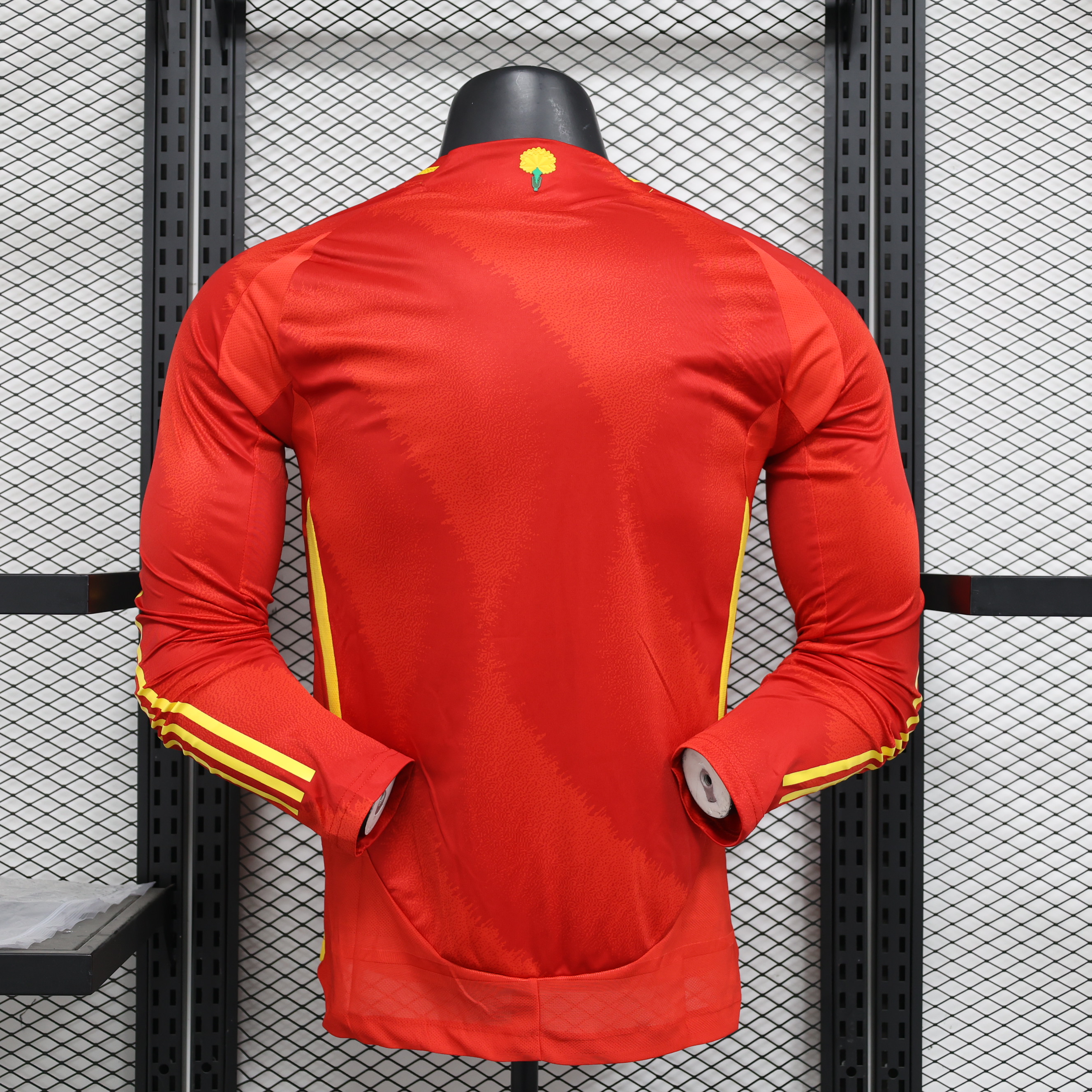 2024 Long Sleeve Player Version Spain Home Football Shirt