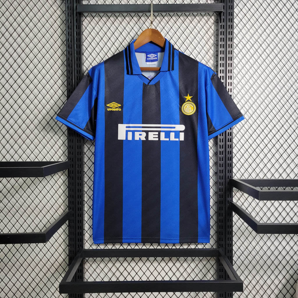 1995/1996 Retro Inter Milan Home Football Shirt 1:1 Thai Qualit