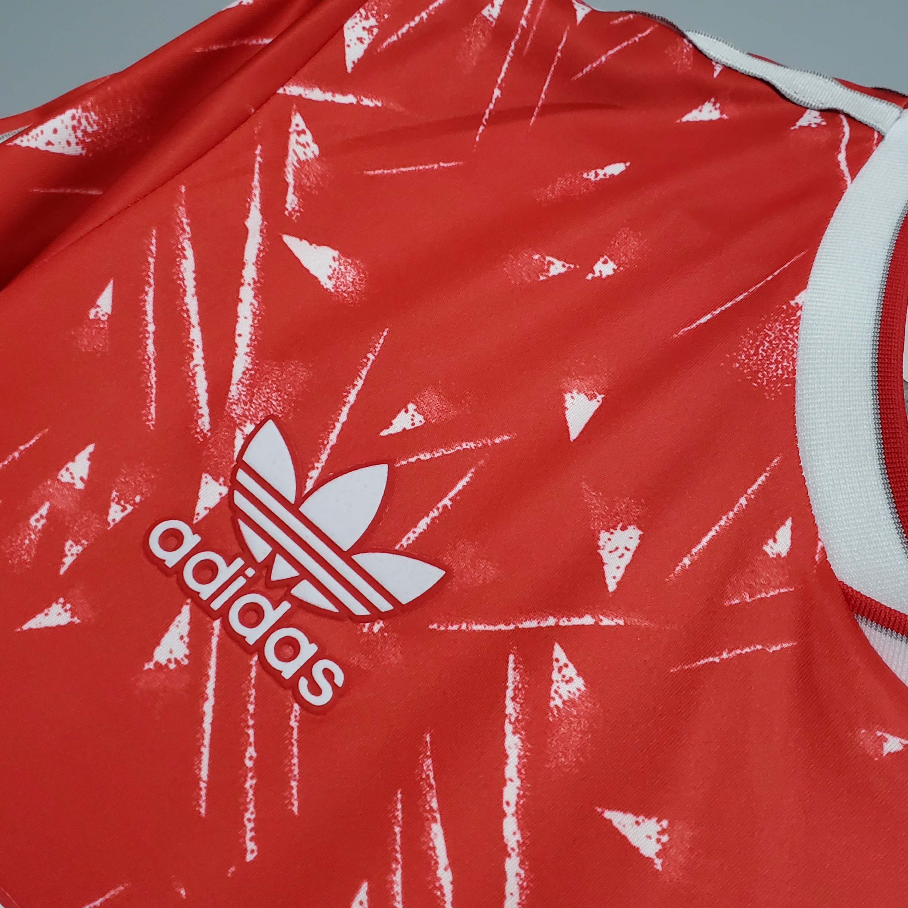 1989/1991 Retro Liverpool Home Football Shirt