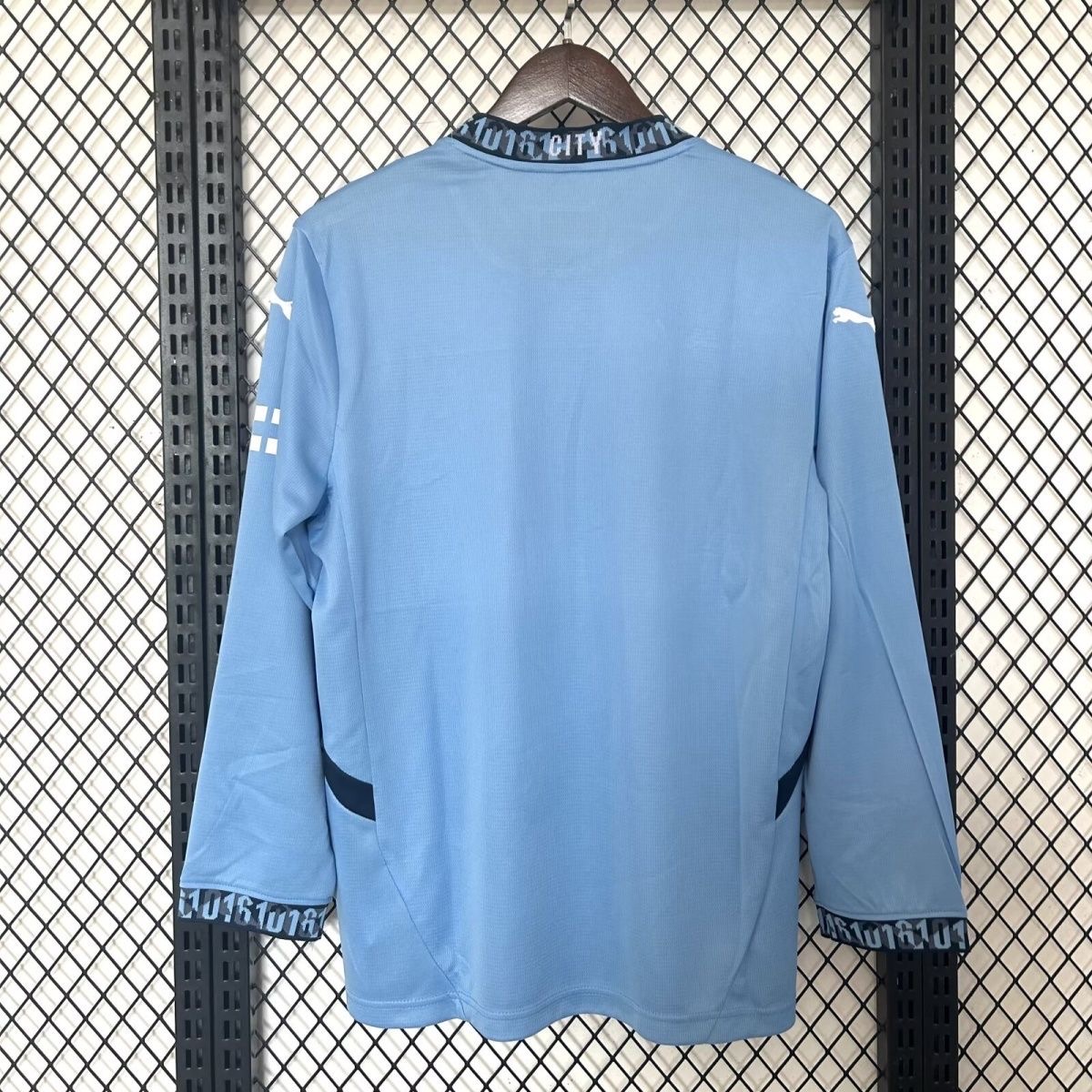 2024/2025 Long Sleeve Manchester City Home Football Shirt