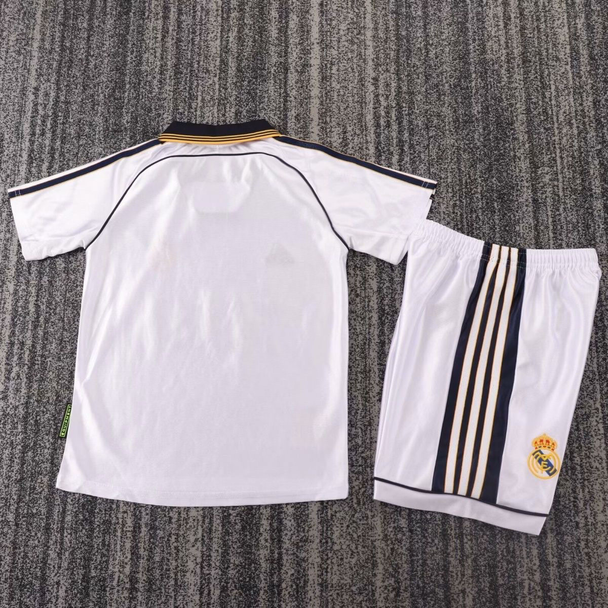 1998/2000 Retro Real Madrid HomeFootball shirt Kids Size 1:1 Thai Quality