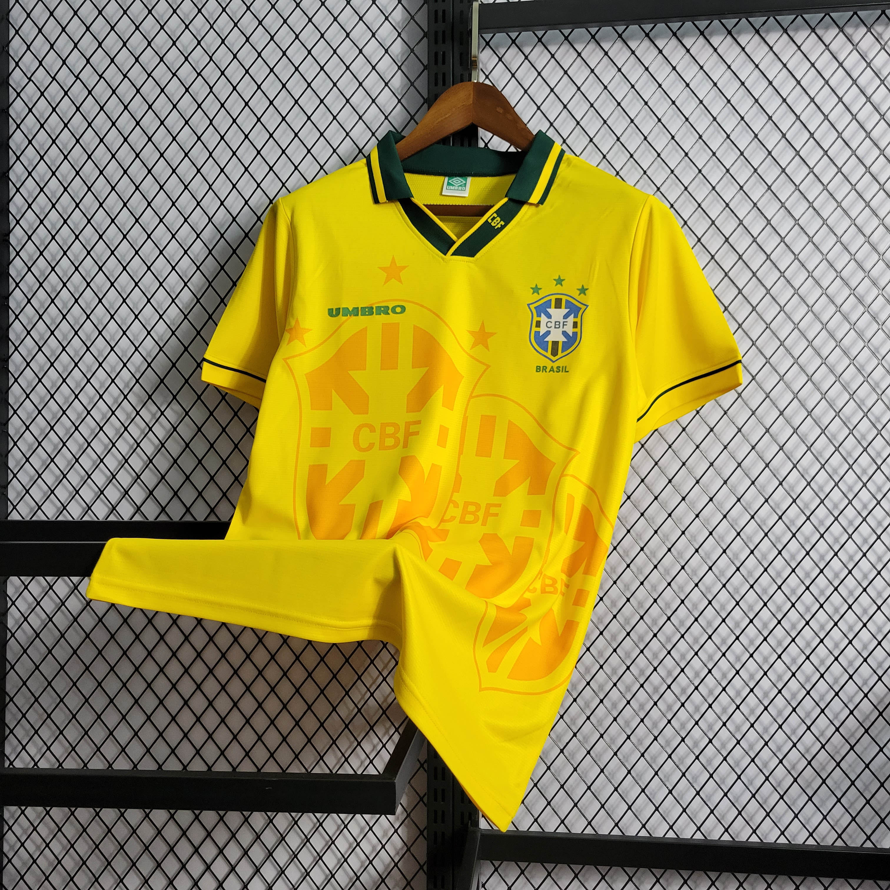1994 Retro Brazil Home Football Shirt