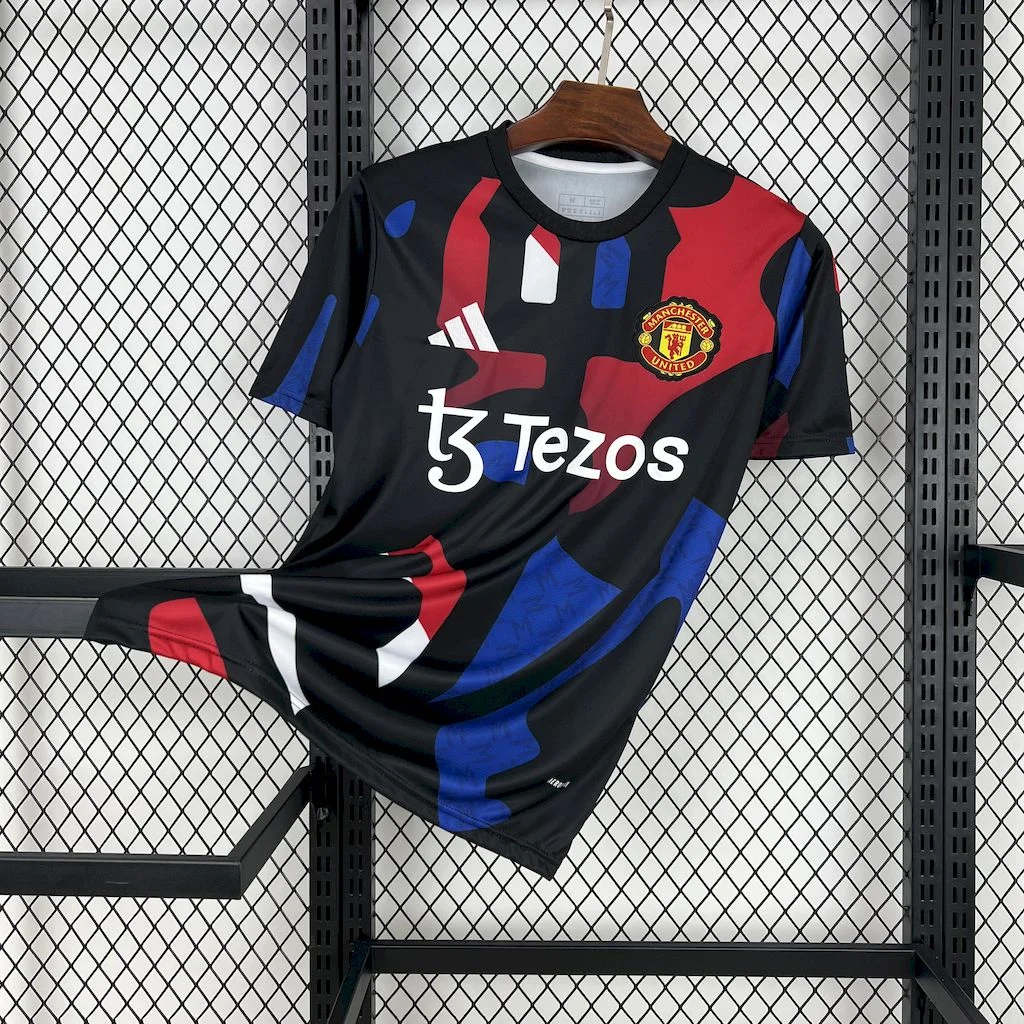 2024/2025 Manchester United Pre-Match Training Wear Football Shirt