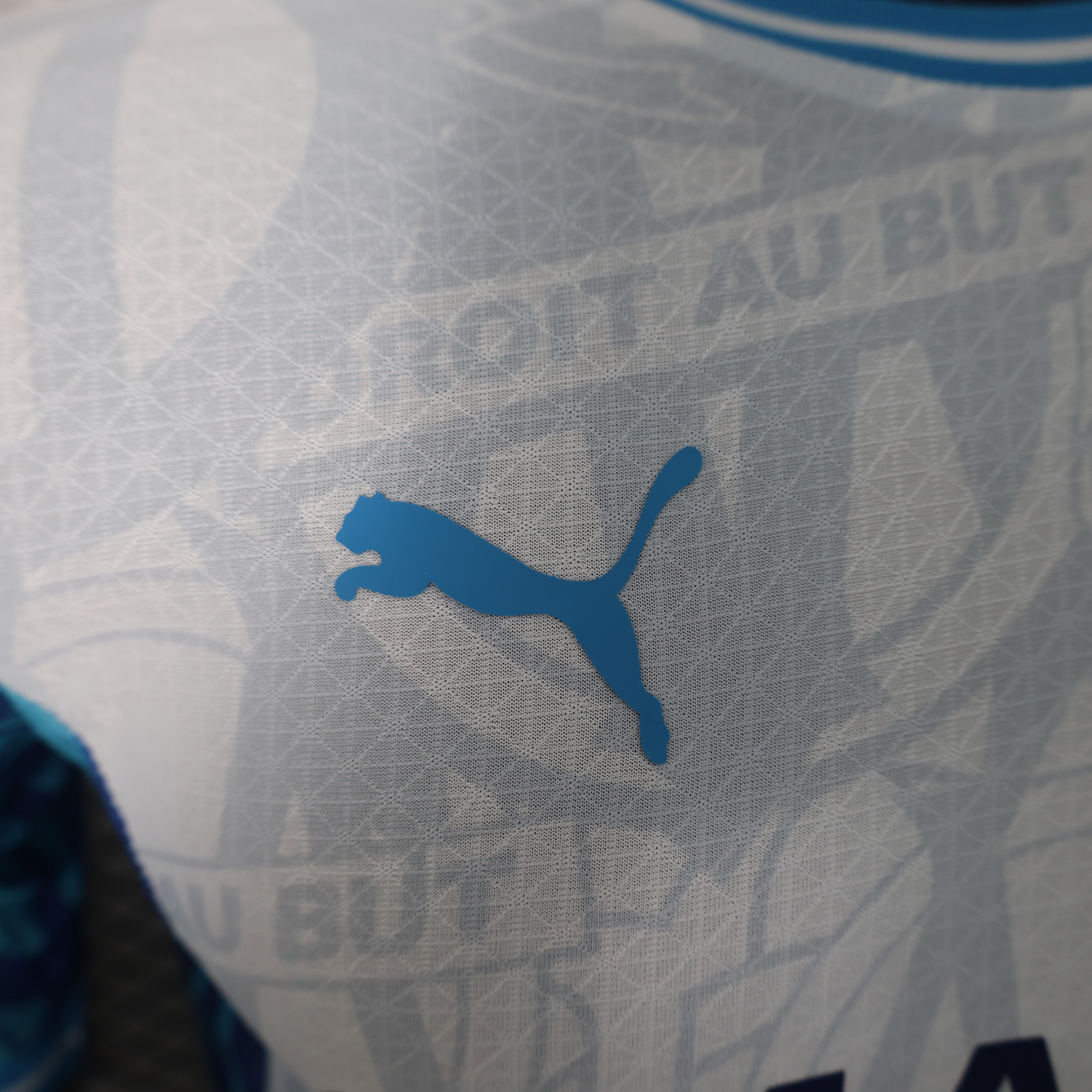 2024/2025 Player Version Olympique Marseille Home Football Shirt