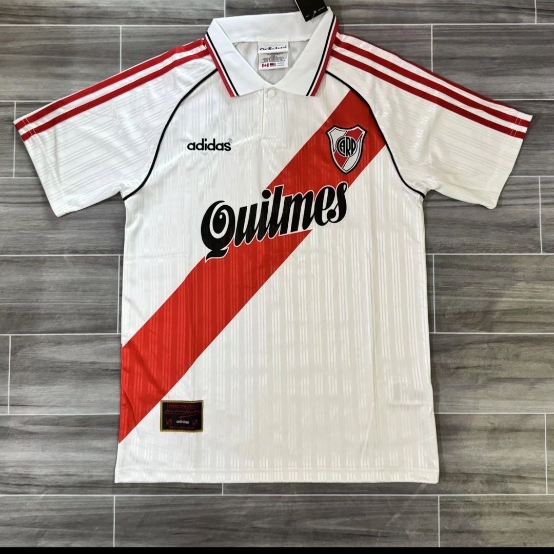 1995/1996 Retro River Plate Home Football Shirt 1:1 Thai Quality