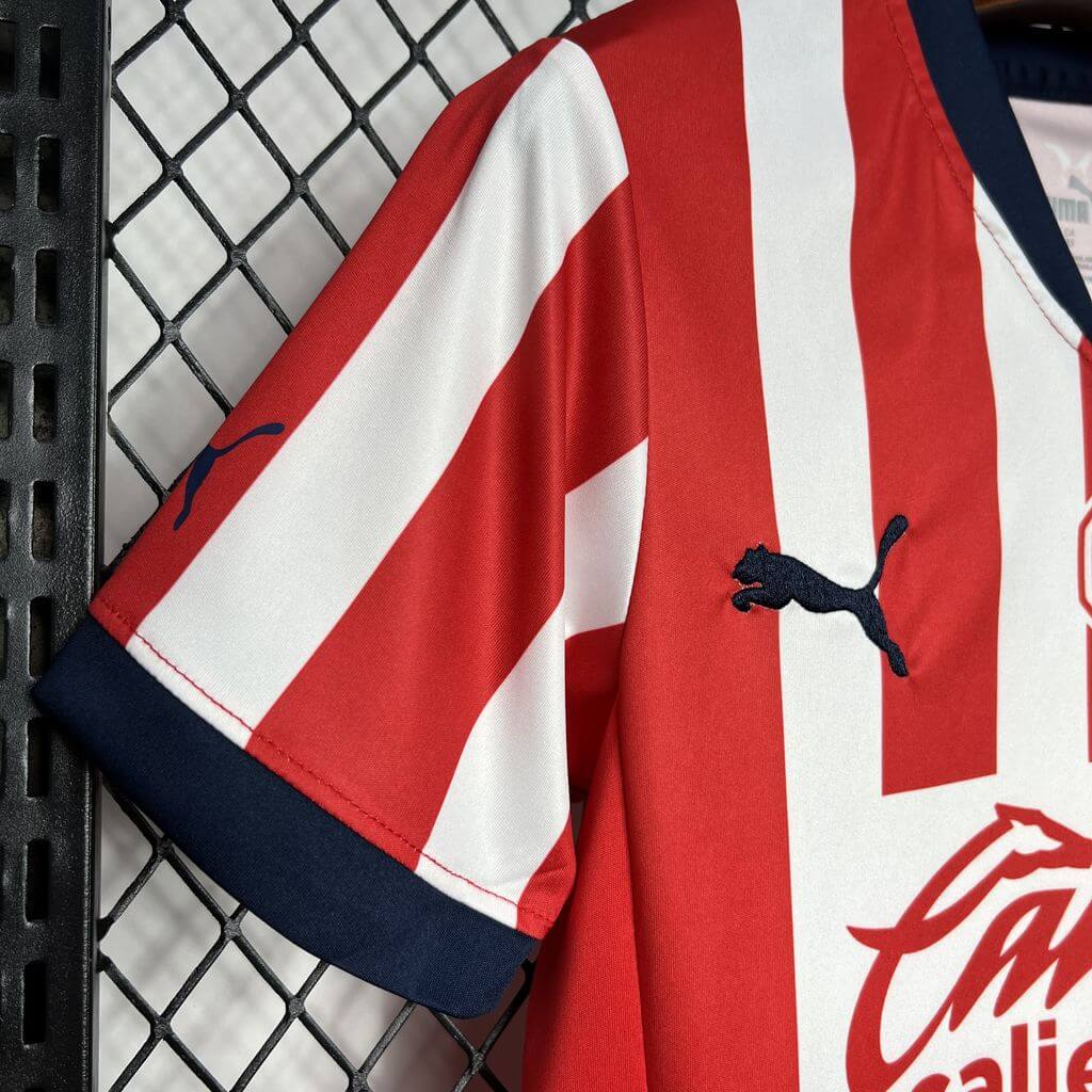 2024/2025 Chivas de Guadalajara Home Football Shirt Kids Size