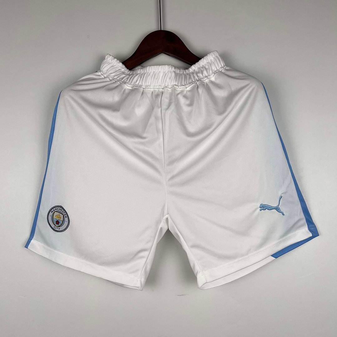2023/2024 Manchester City Home White Shorts