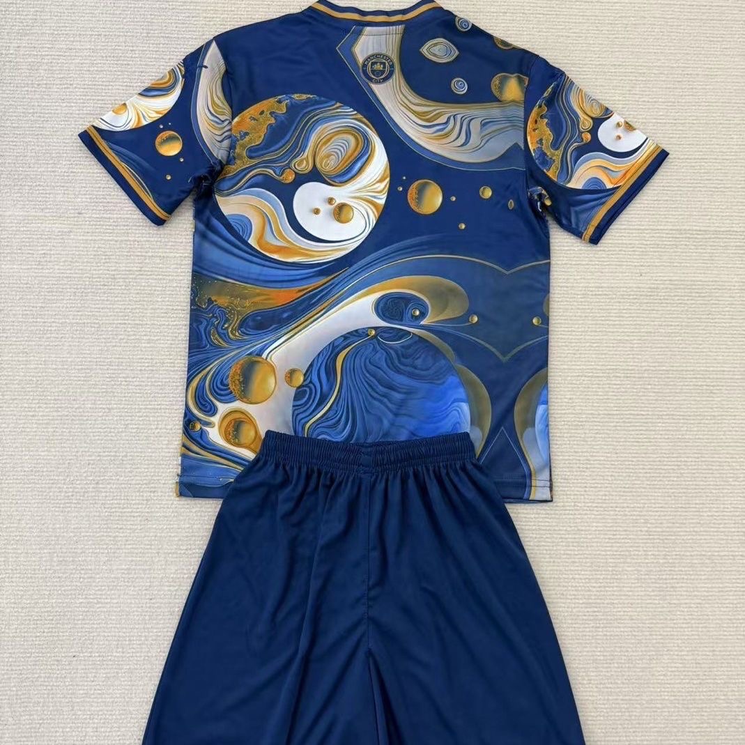 2025/2026 Manchester City ConceptVersion Football Shirt Kids Size 1:1 Thai Quality